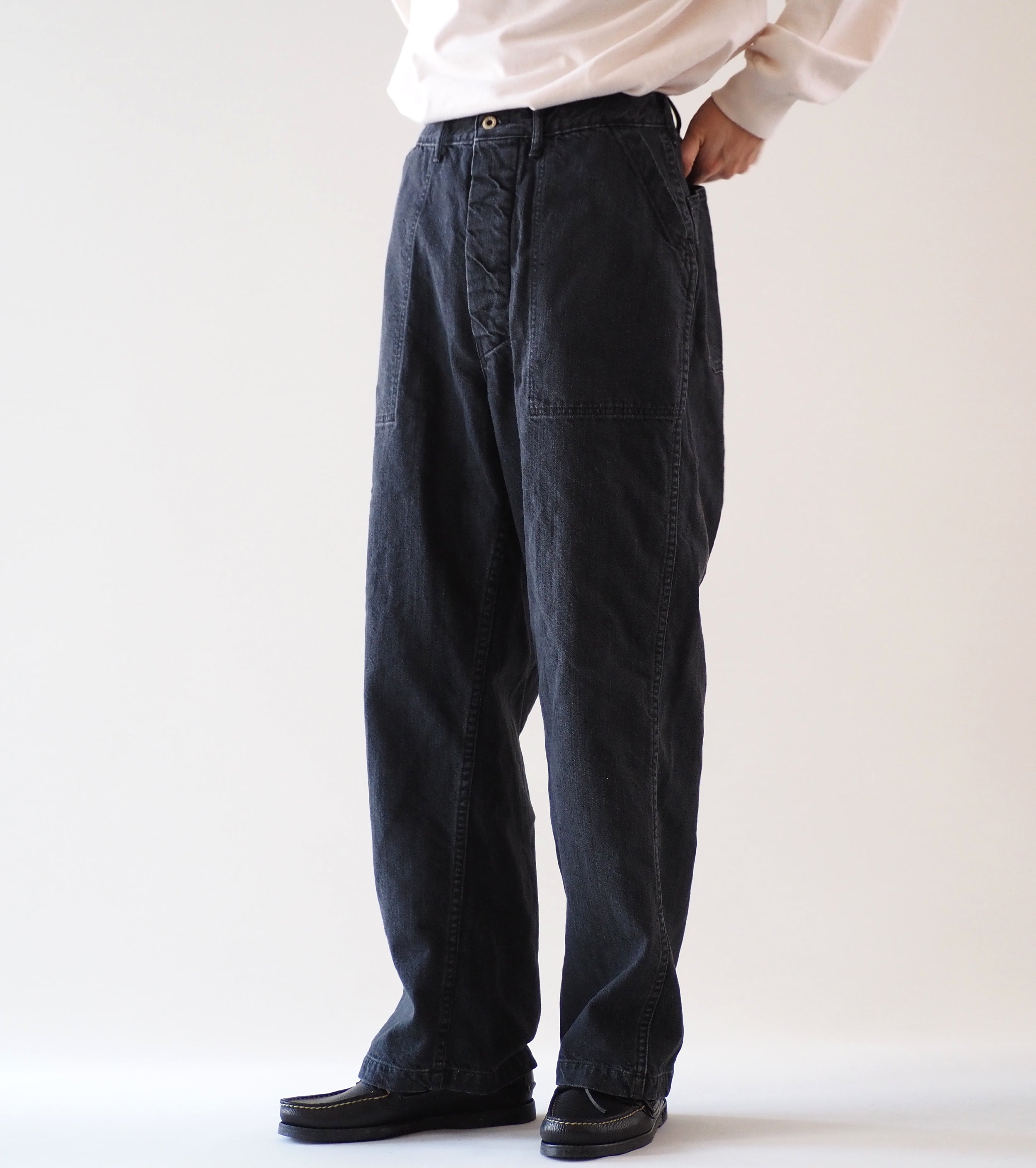 CIOTA Denim Baker Pants , Medium Black