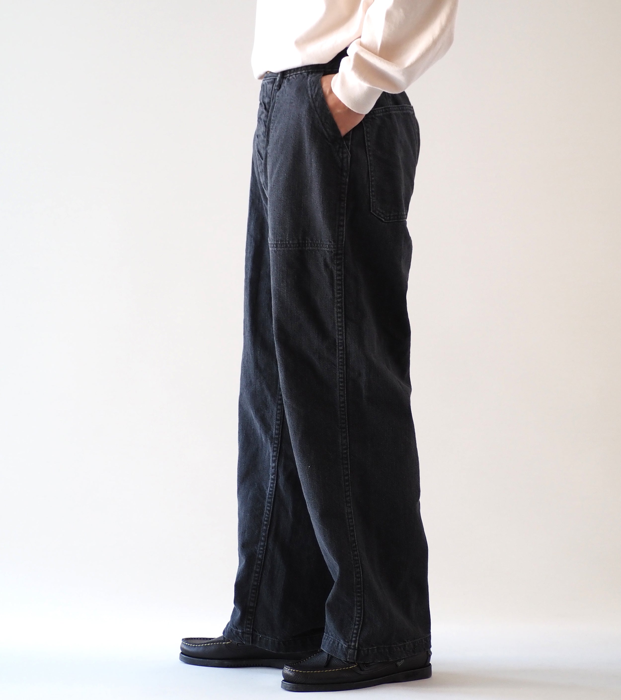 CIOTA Denim Baker Pants , Medium Black