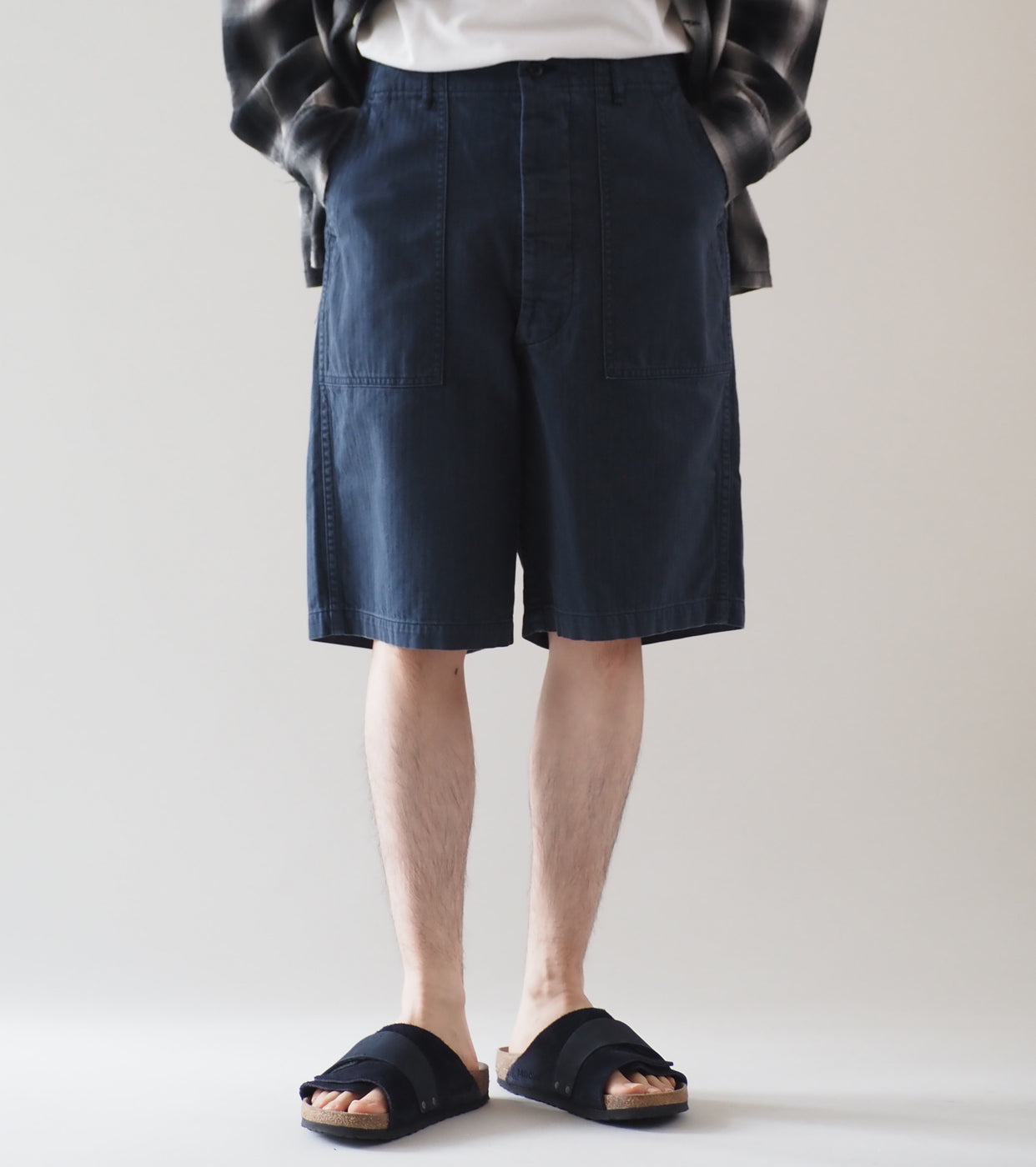 orslow SUMMER FATIGUE SHORTS , Navy
