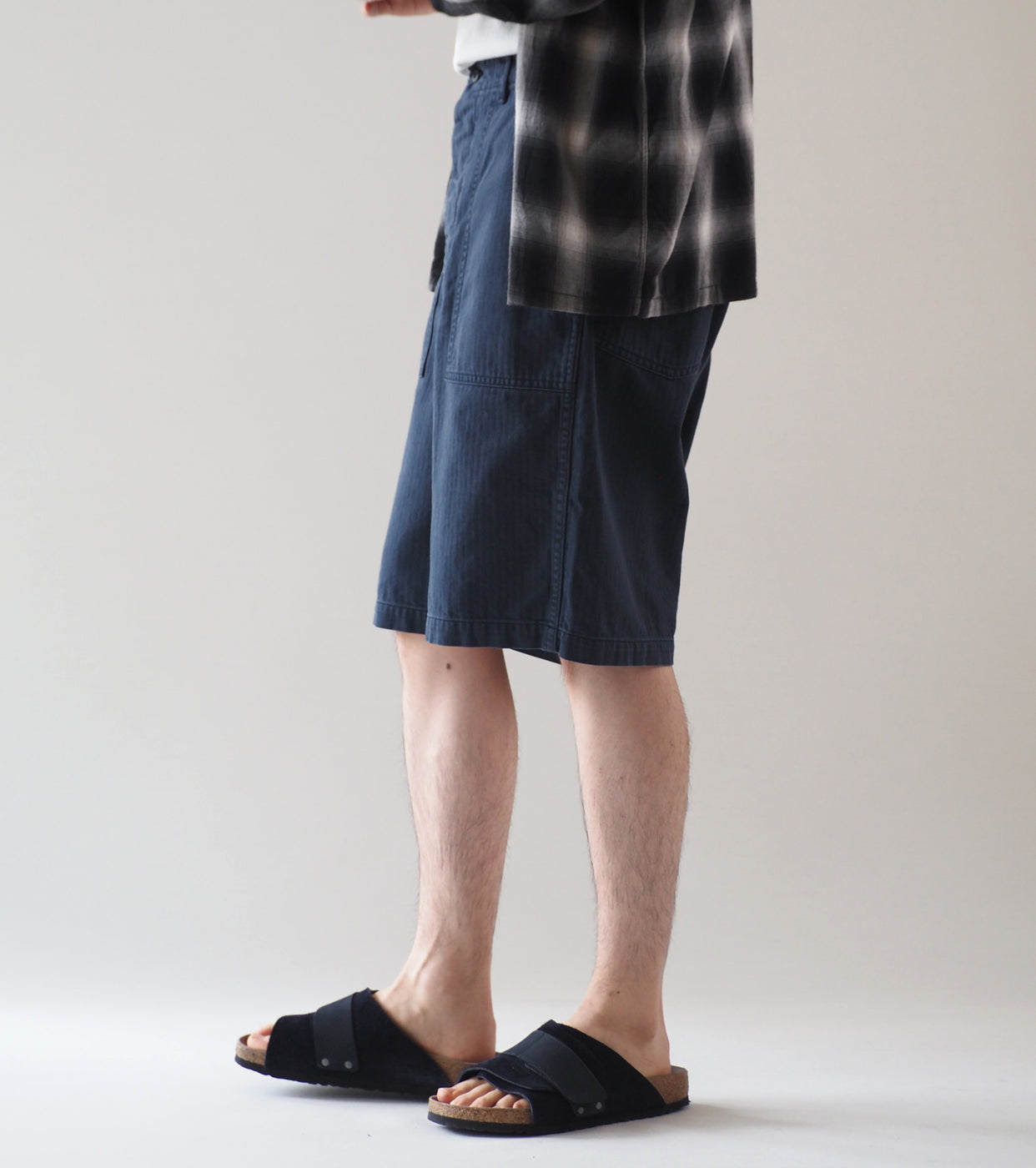 orslow SUMMER FATIGUE SHORTS , Navy