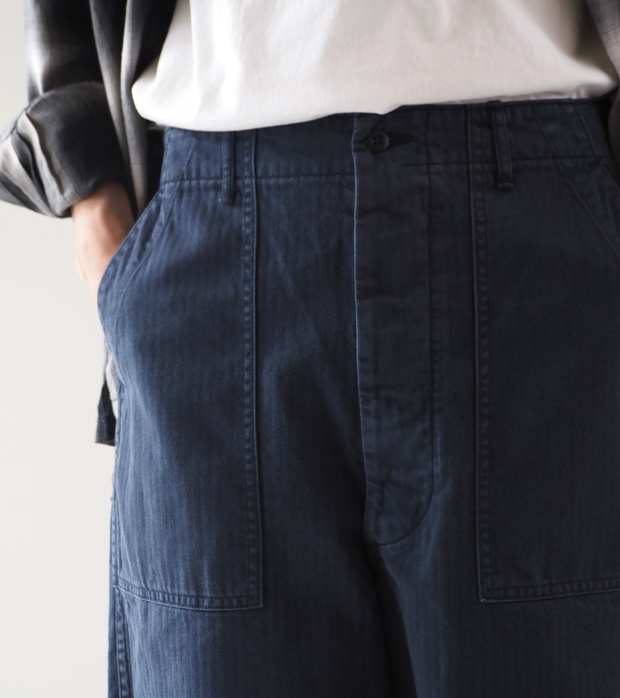 orslow SUMMER FATIGUE SHORTS , Navy