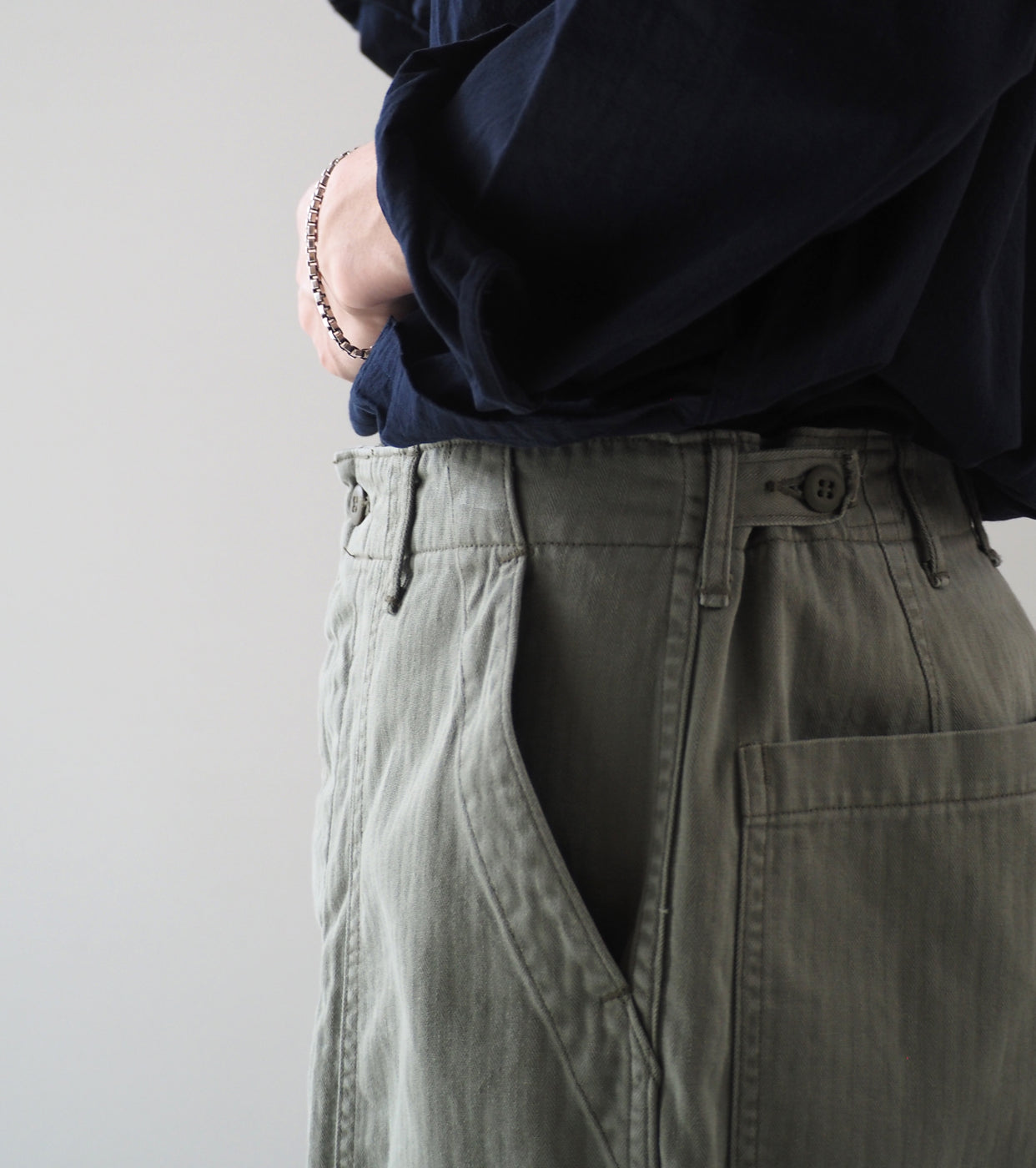 orslow SUMMER FATIGUE SHORTS , Green