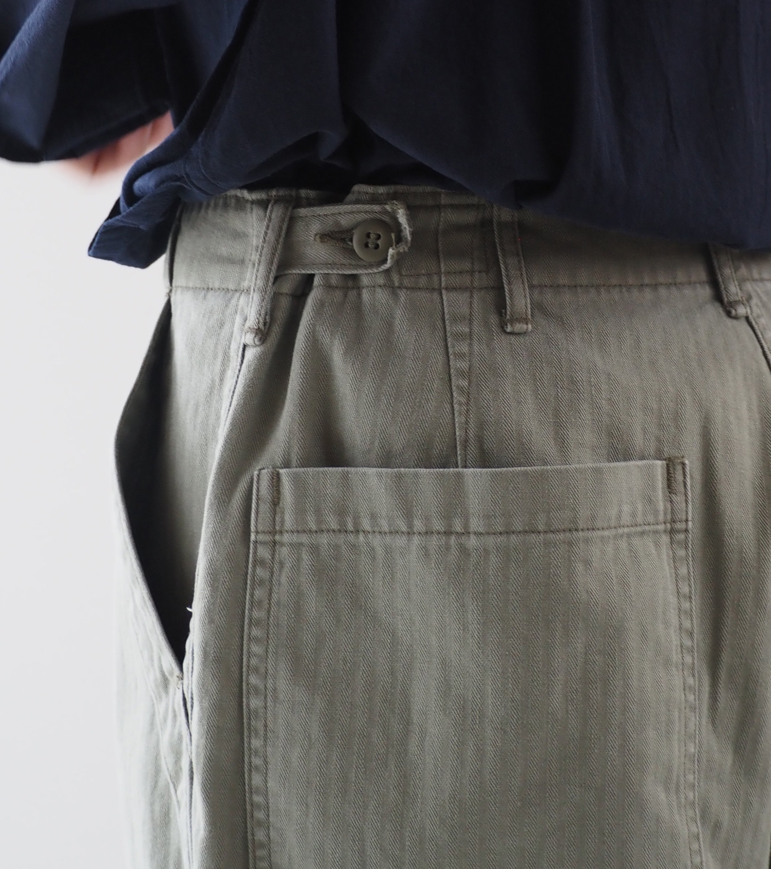 orslow SUMMER FATIGUE SHORTS , Green