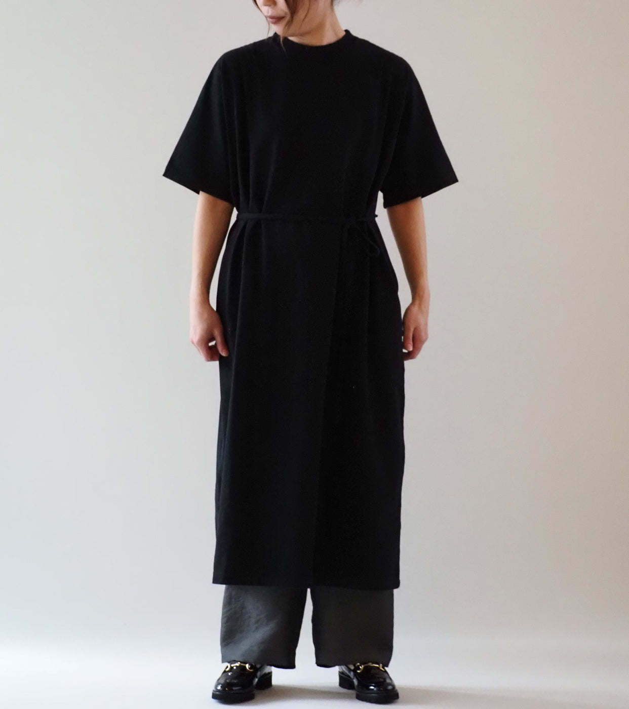 blurhms  Piece dyed Dress , Black