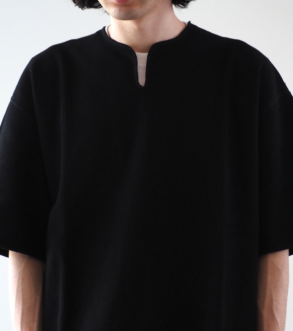 Blurhms  Root Stock Rough&Smooth Thermal Over-Neck , Black