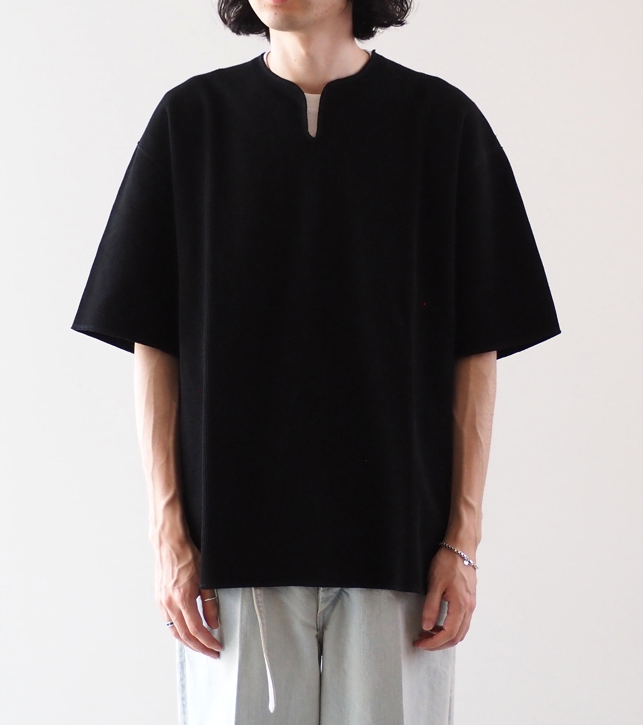 Blurhms  Root Stock Rough&Smooth Thermal Over-Neck , Black