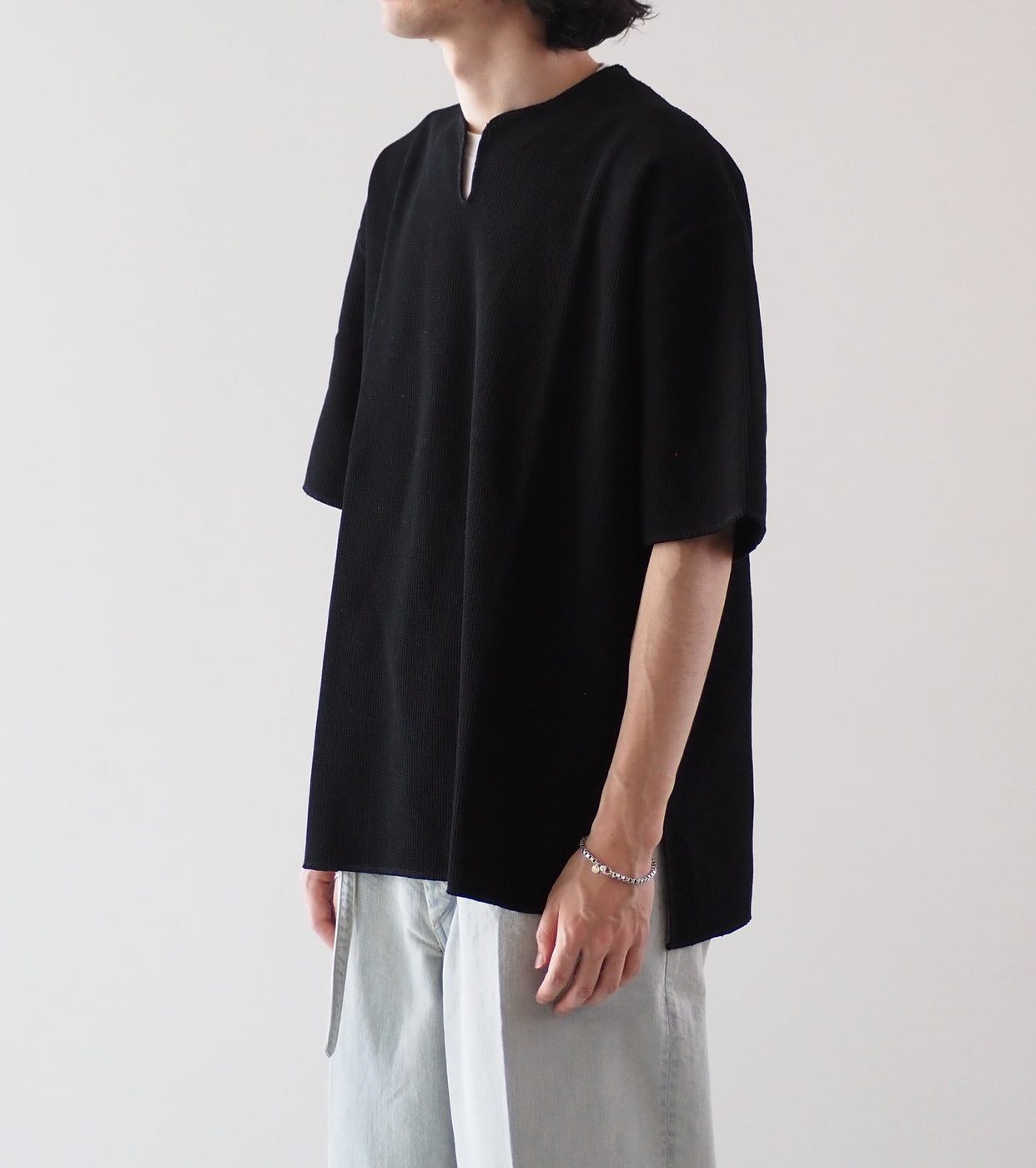Blurhms  Root Stock Rough&Smooth Thermal Over-Neck , Black