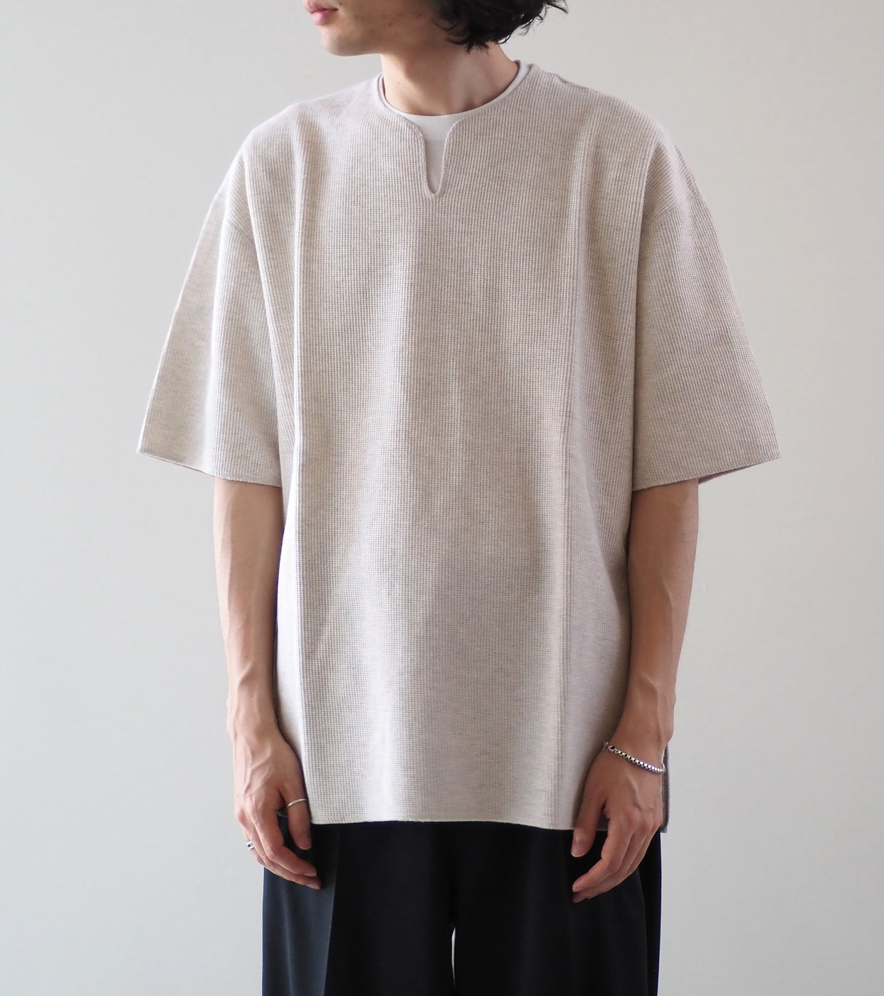 Blurhms  Root Stock Rough&Smooth Thermal Over-Neck , Heather Oatmeal