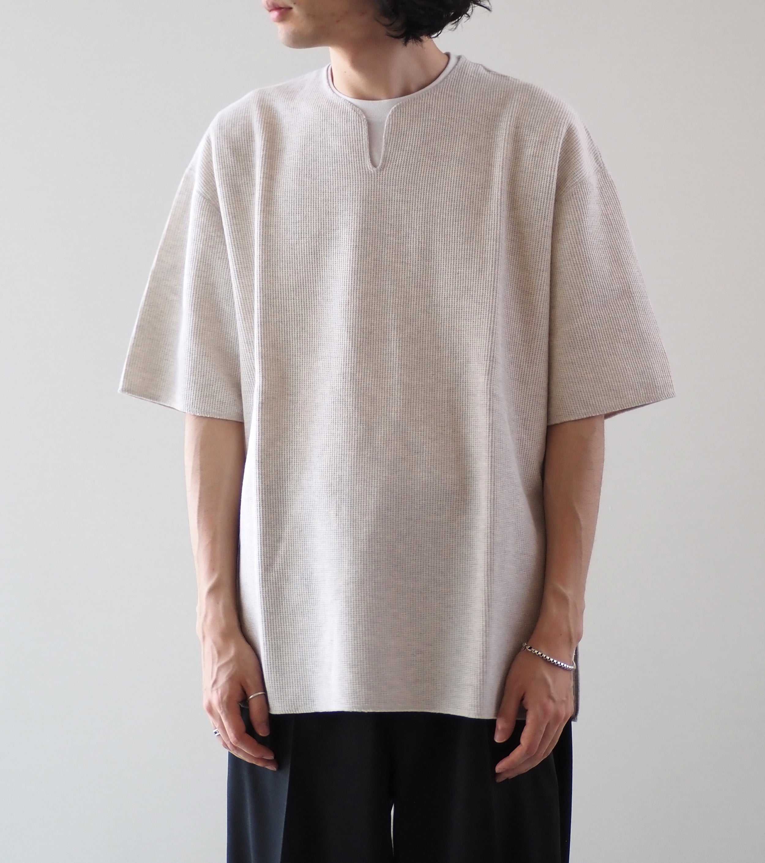 Blurhms  Root Stock Rough&Smooth Thermal Over-Neck , Heather Oatmeal