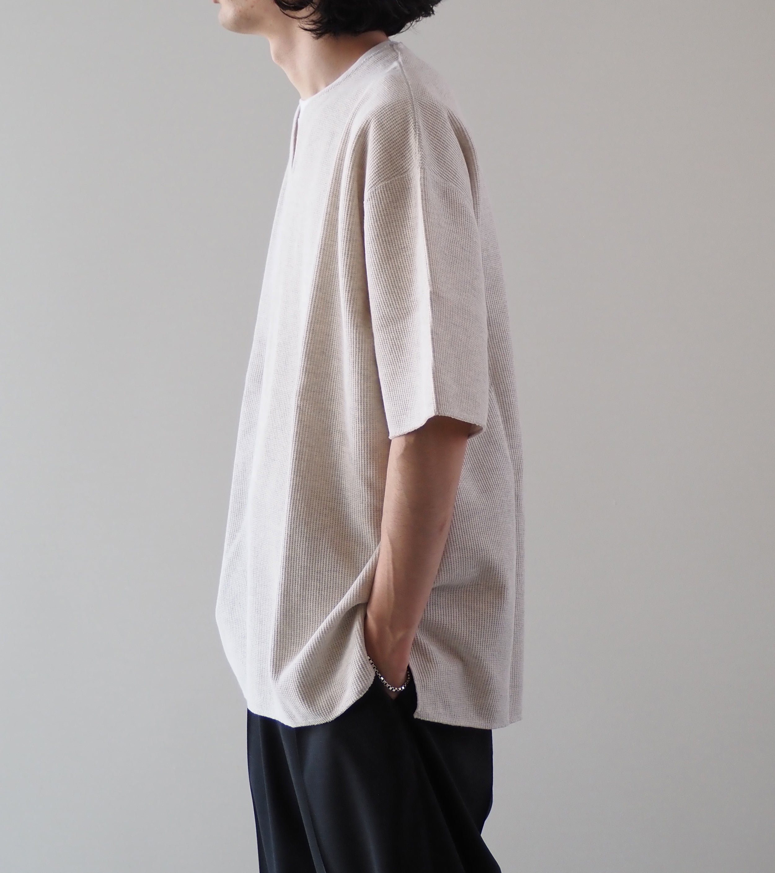 Blurhms  Root Stock Rough&Smooth Thermal Over-Neck , Heather Oatmeal