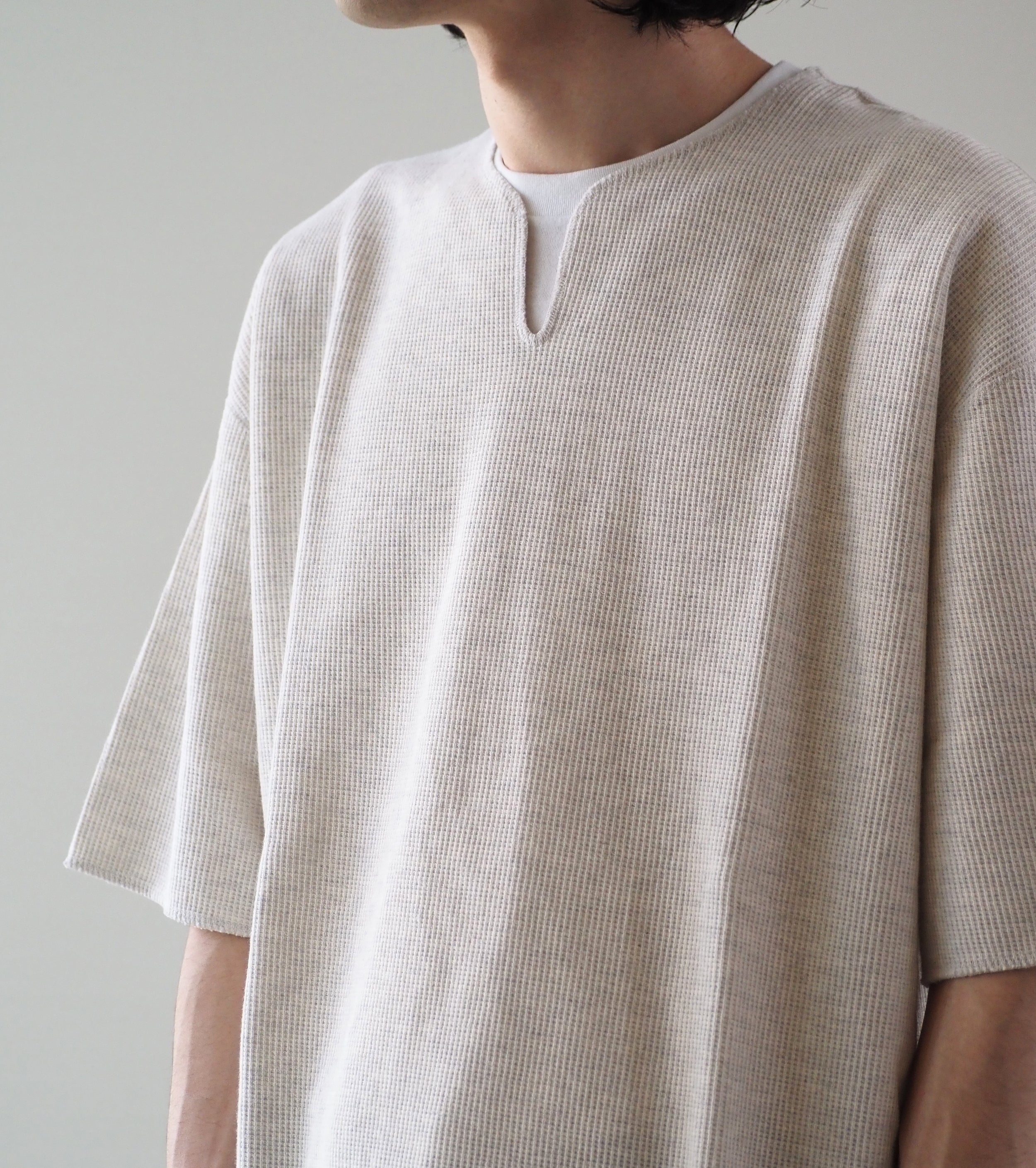 Blurhms  Root Stock Rough&Smooth Thermal Over-Neck , Heather Oatmeal