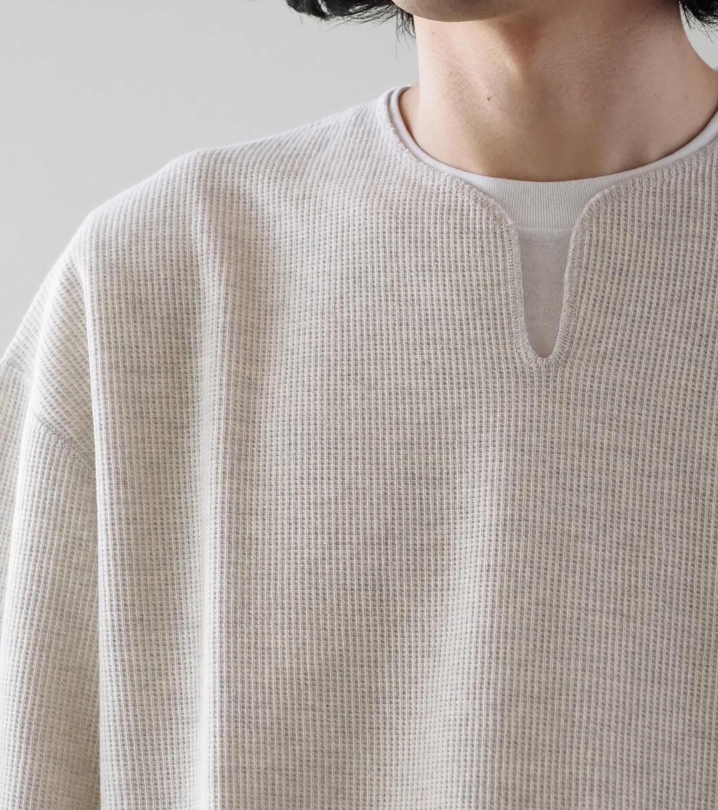 Blurhms  Root Stock Rough&Smooth Thermal Over-Neck , Heather Oatmeal