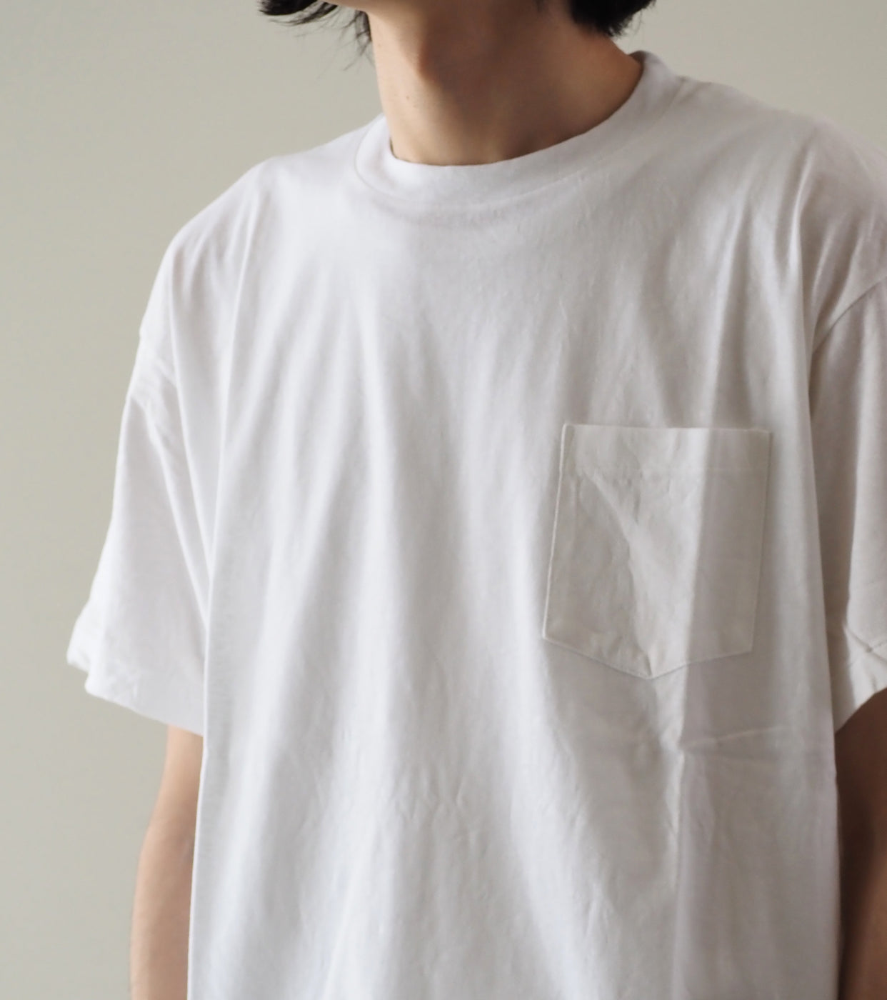 COMOLI Surplus Tee Shirts, White