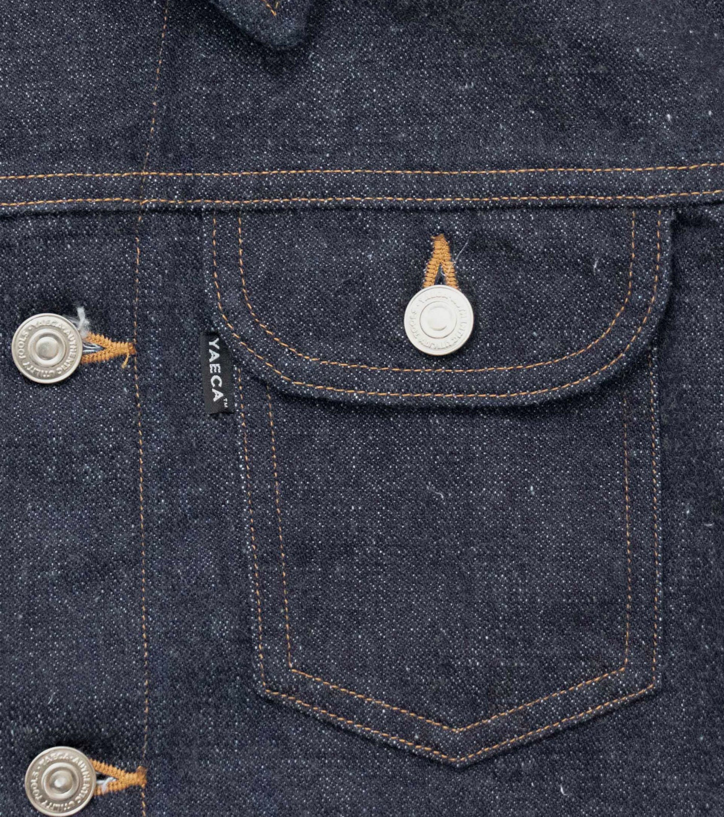 YAECA DENIM 4Pockets Jacket , Broken