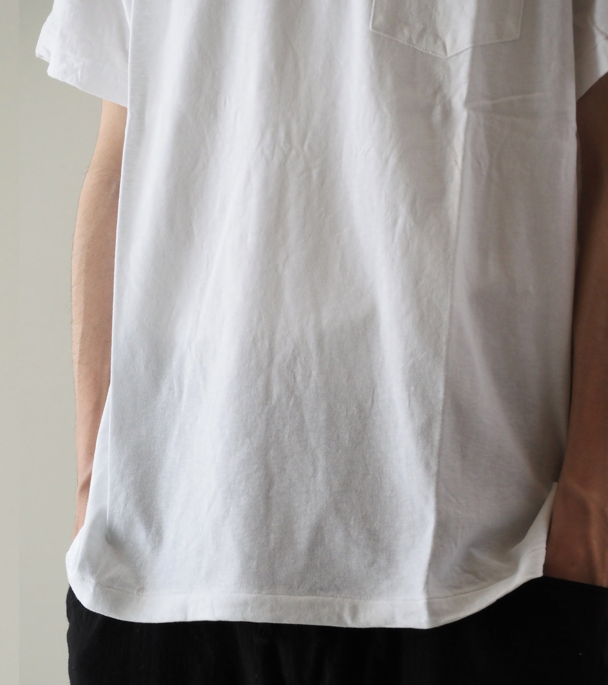 COMOLI Surplus Tee Shirts, White