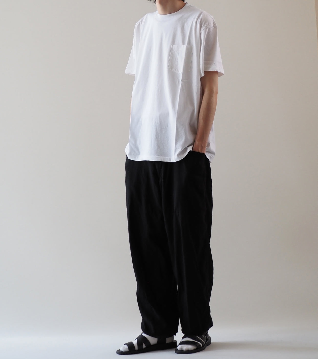 COMOLI Surplus Tee Shirts, White