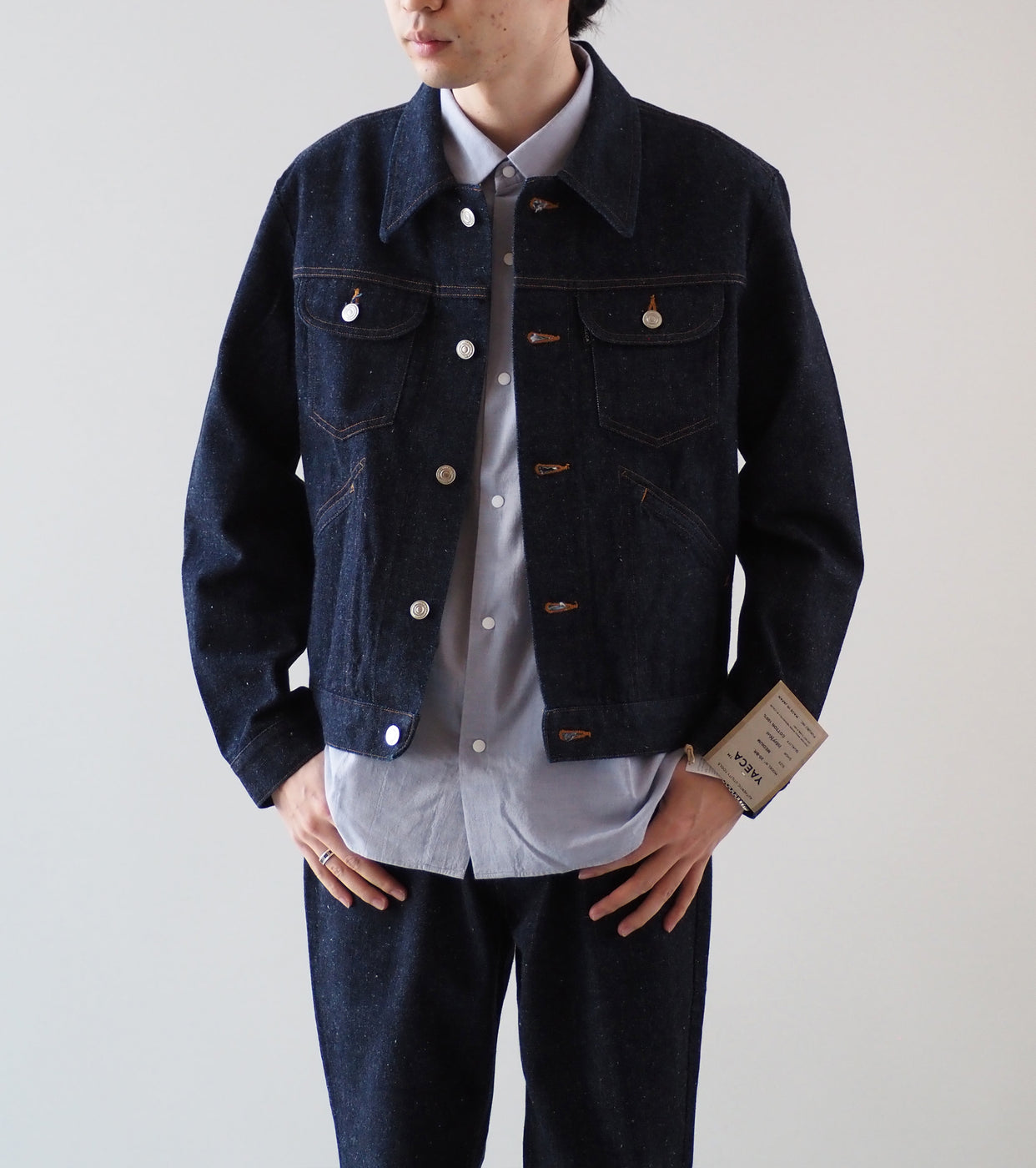 YAECA DENIM 4Pockets Jacket , Broken