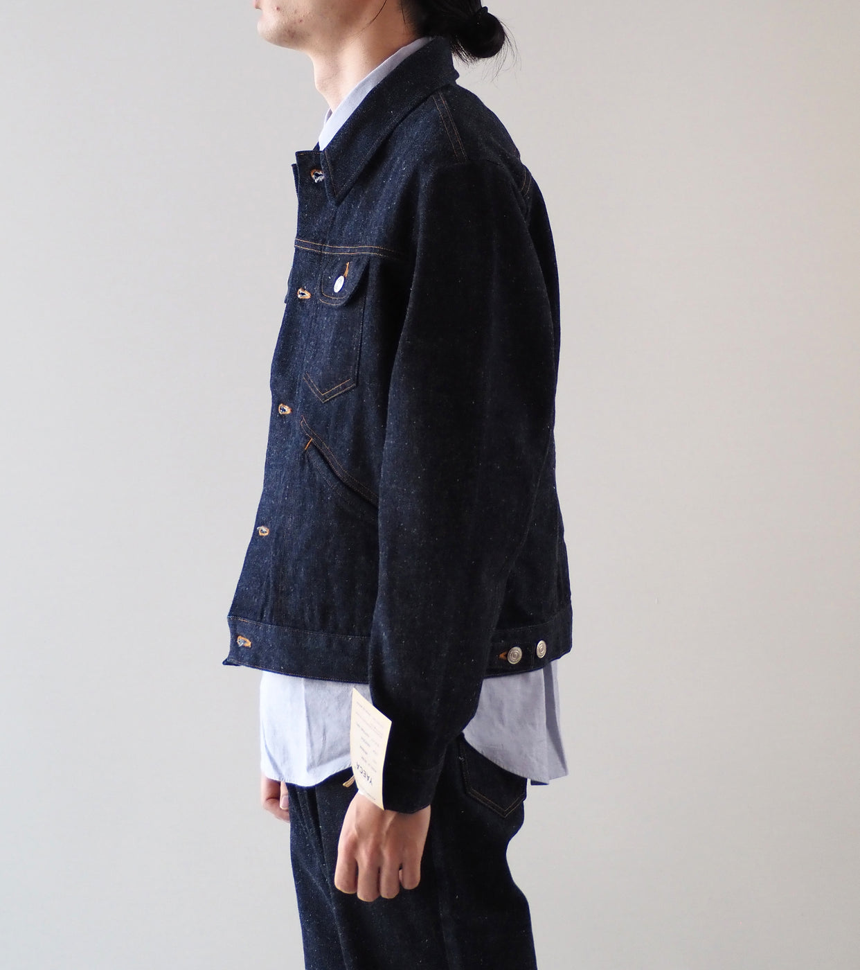 YAECA DENIM 4Pockets Jacket , Broken