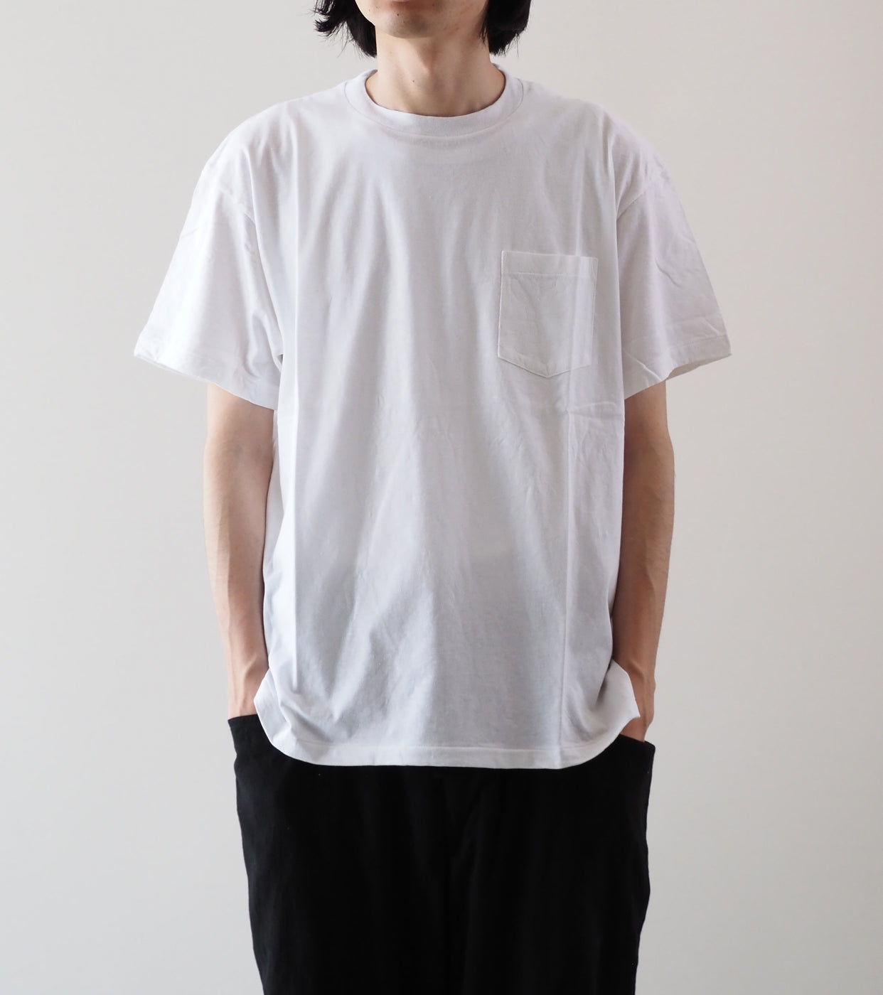 COMOLI Surplus Tee Shirts, White