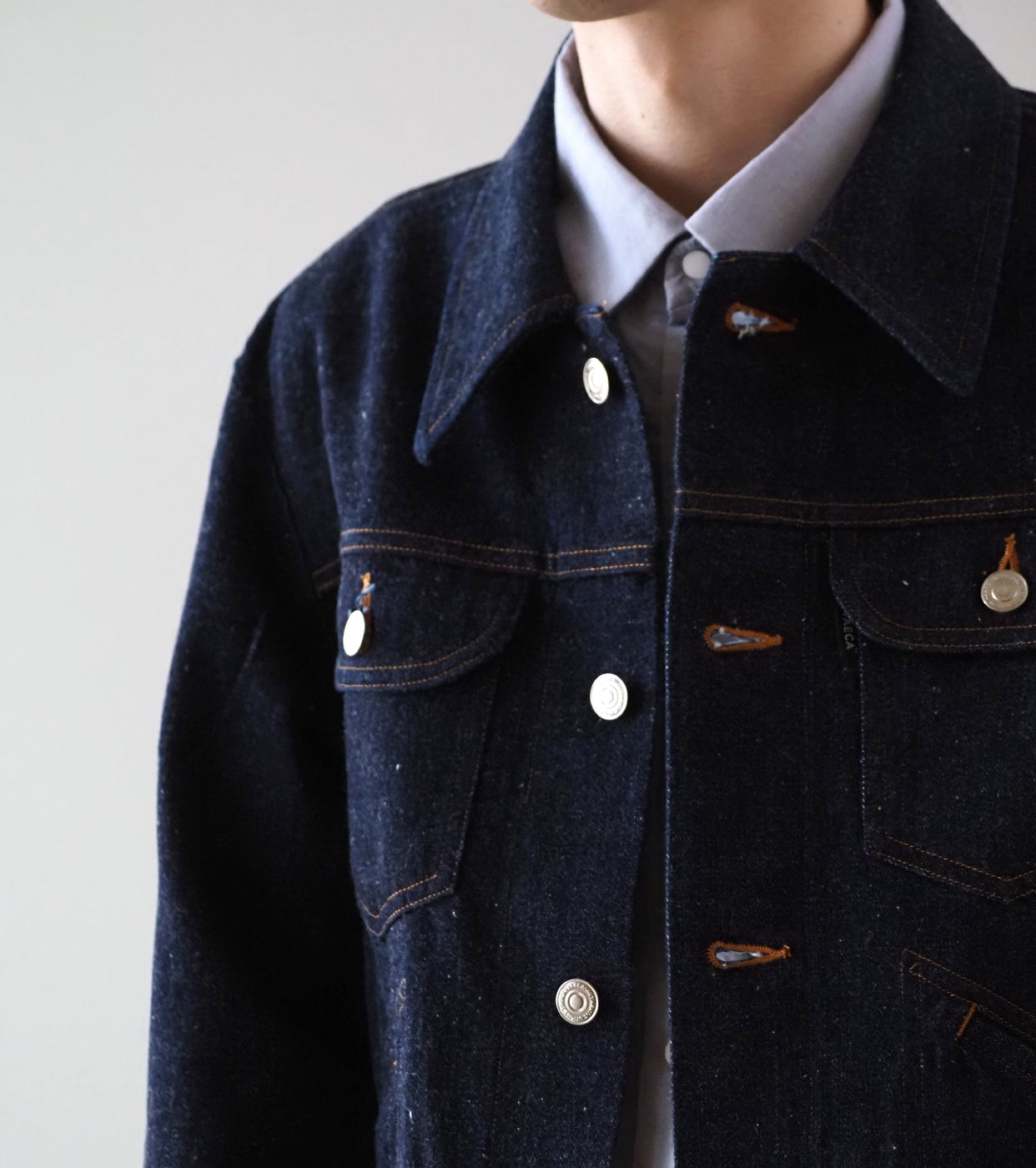 YAECA DENIM 4Pockets Jacket , Broken