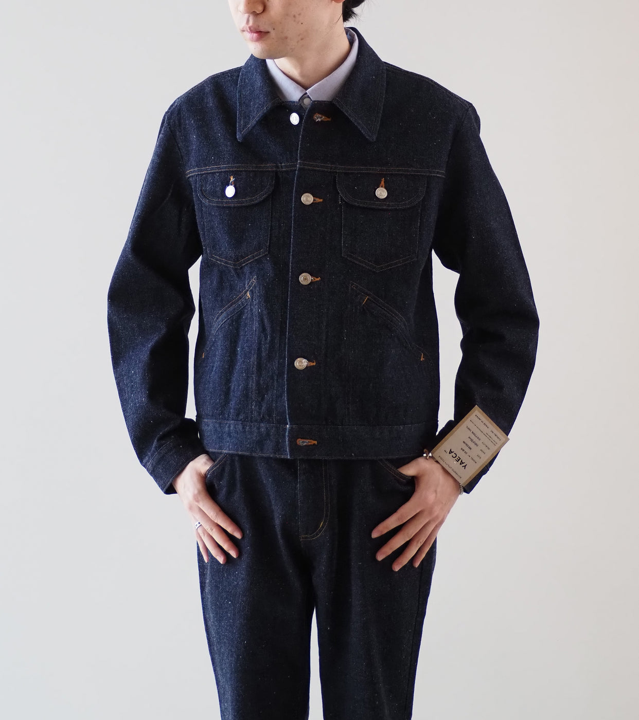 YAECA DENIM 4Pockets Jacket , Broken