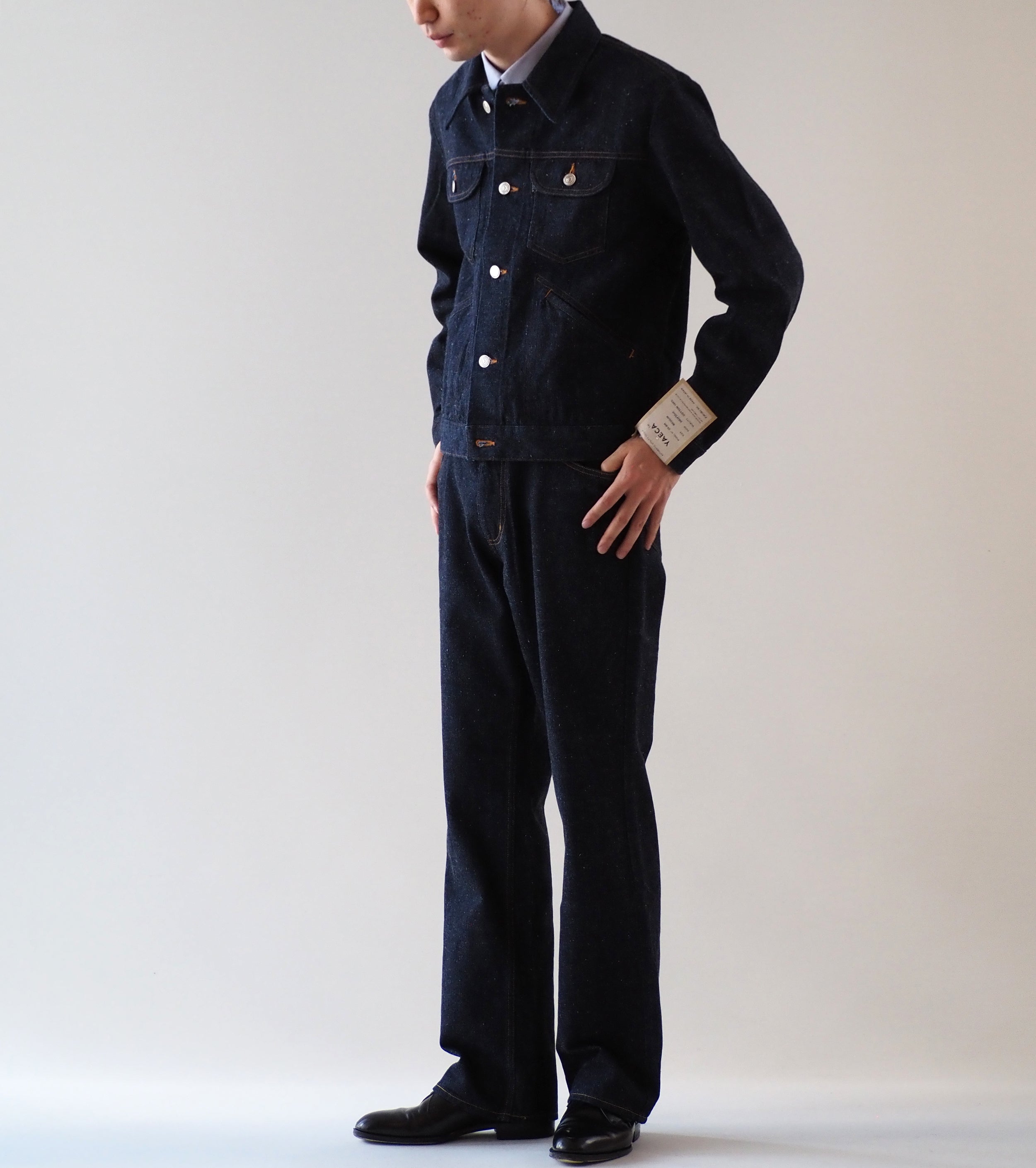 YAECA DENIM 4Pockets Jacket , Broken