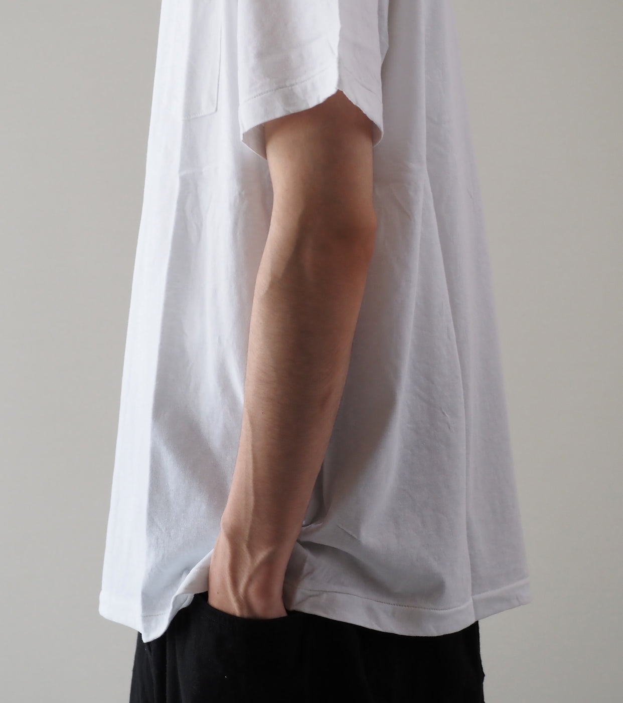 COMOLI Surplus Tee Shirts, White