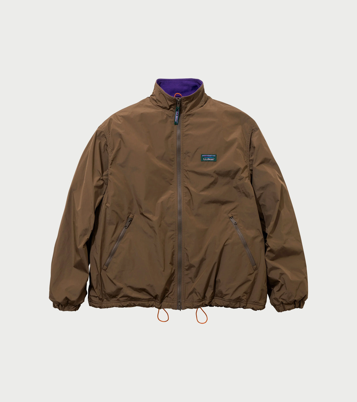 L.L.Bean JAPAN EDITION Men's Lovell Microfleece lined Jacket, Mocha