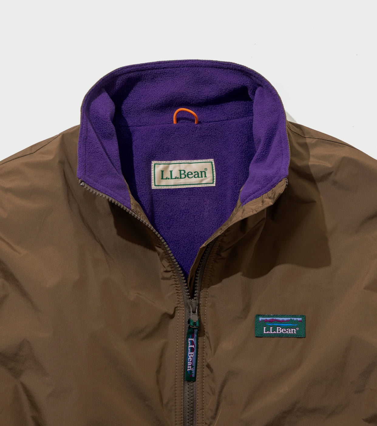 L.L.Bean JAPAN EDITION Men's Lovell Microfleece lined Jacket, Mocha