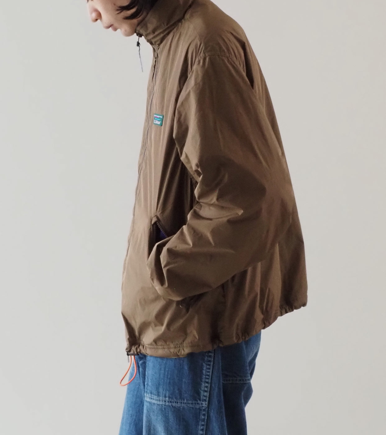 L.L.Bean JAPAN EDITION Men's Lovell Microfleece lined Jacket, Mocha