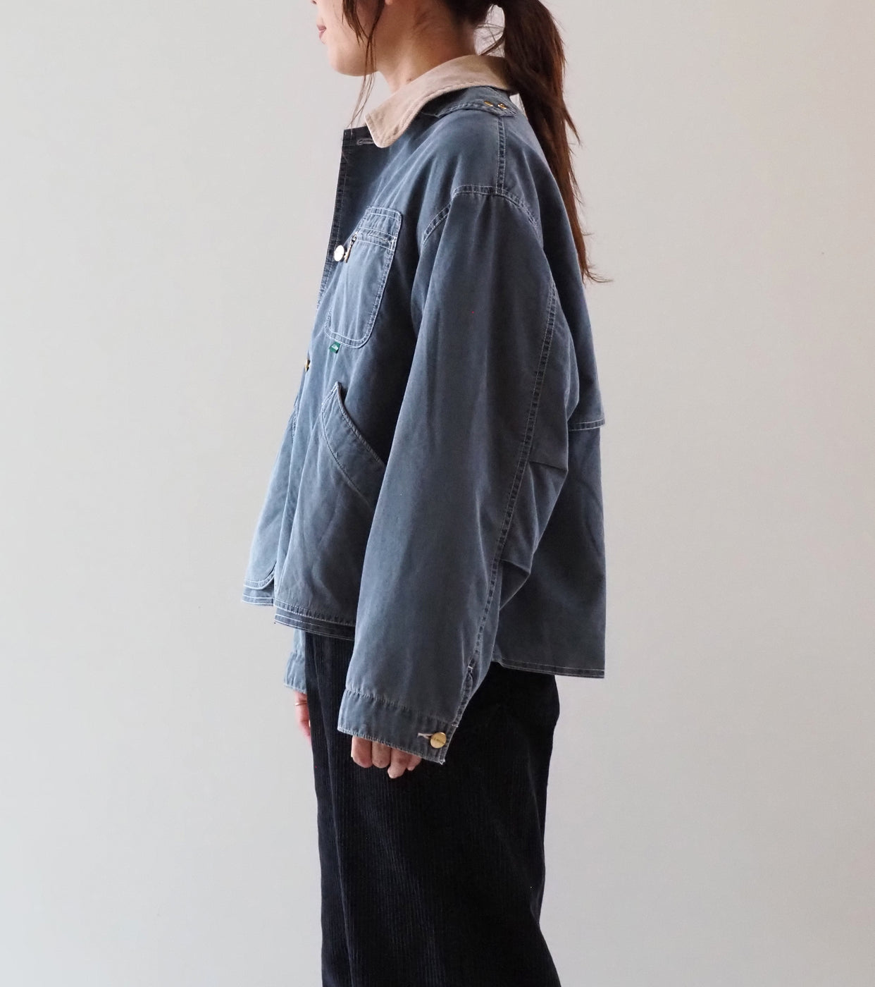 L.L.Bean JAPAN EDITION Women's Bean's Field Coat, Insulated Indigo , Fade Blue