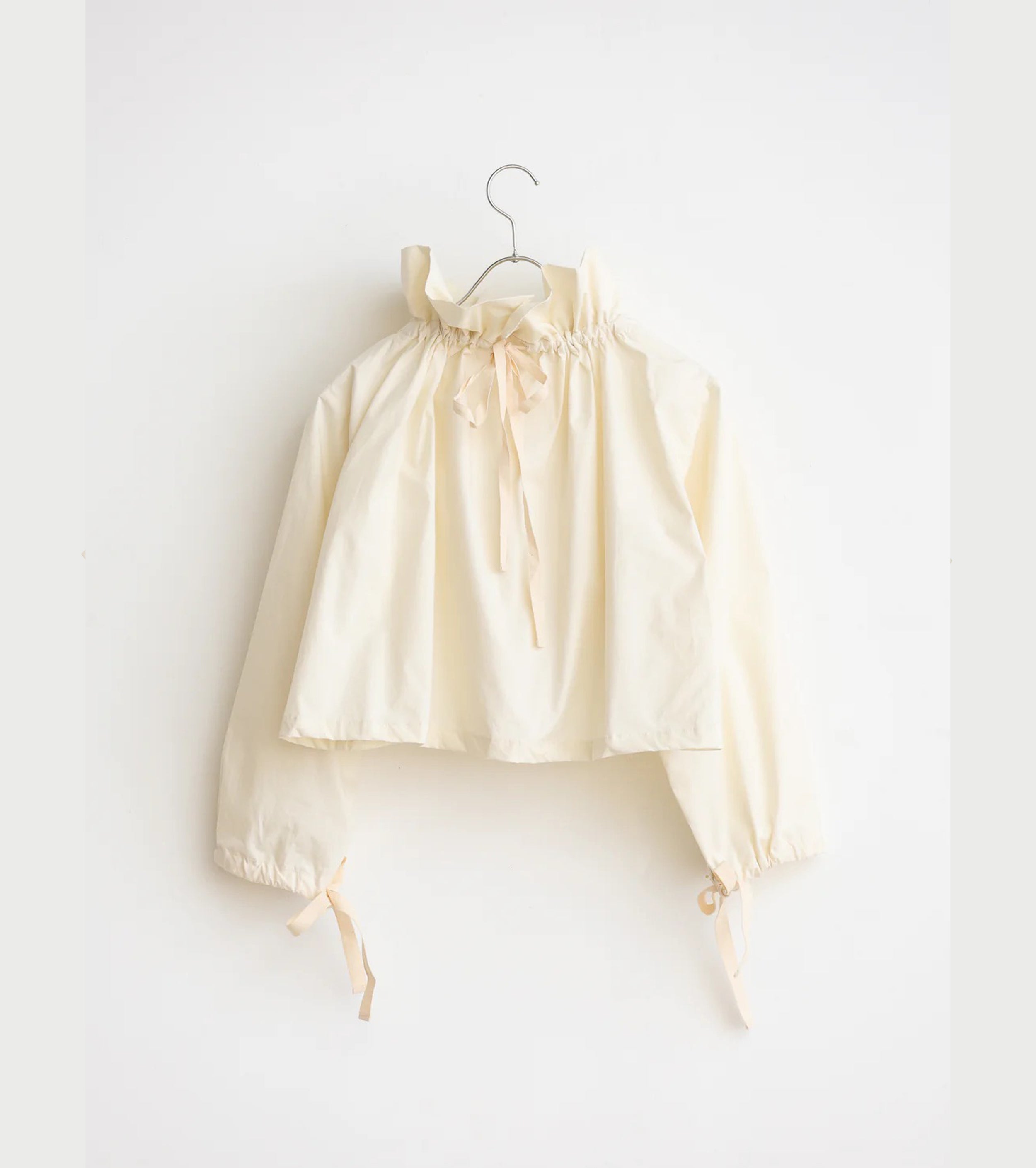 Yarmo  Drawstring Smock Top, Natural