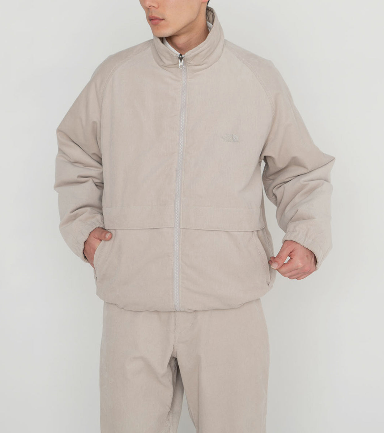 Corduroy Field Reversible Jacket,Stone