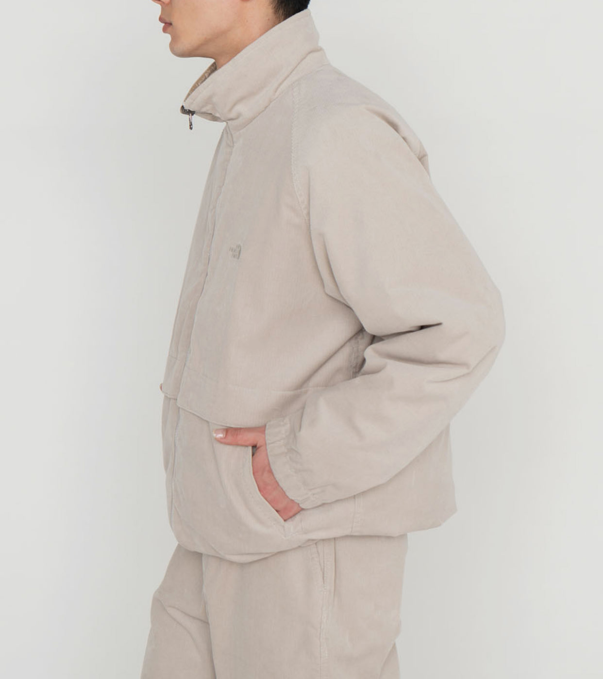 Corduroy Field Reversible Jacket,Stone