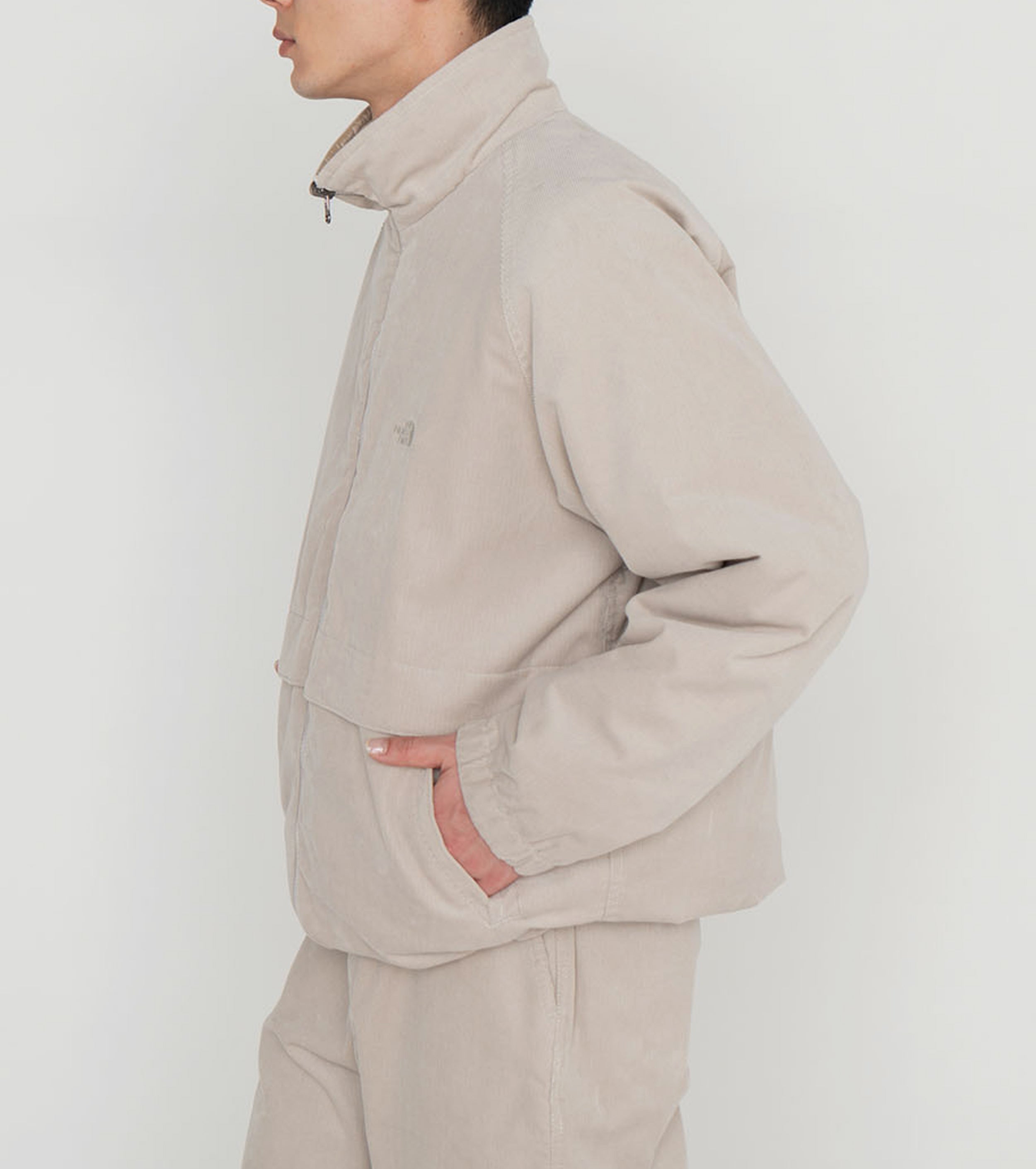Corduroy Field Reversible Jacket,Stone