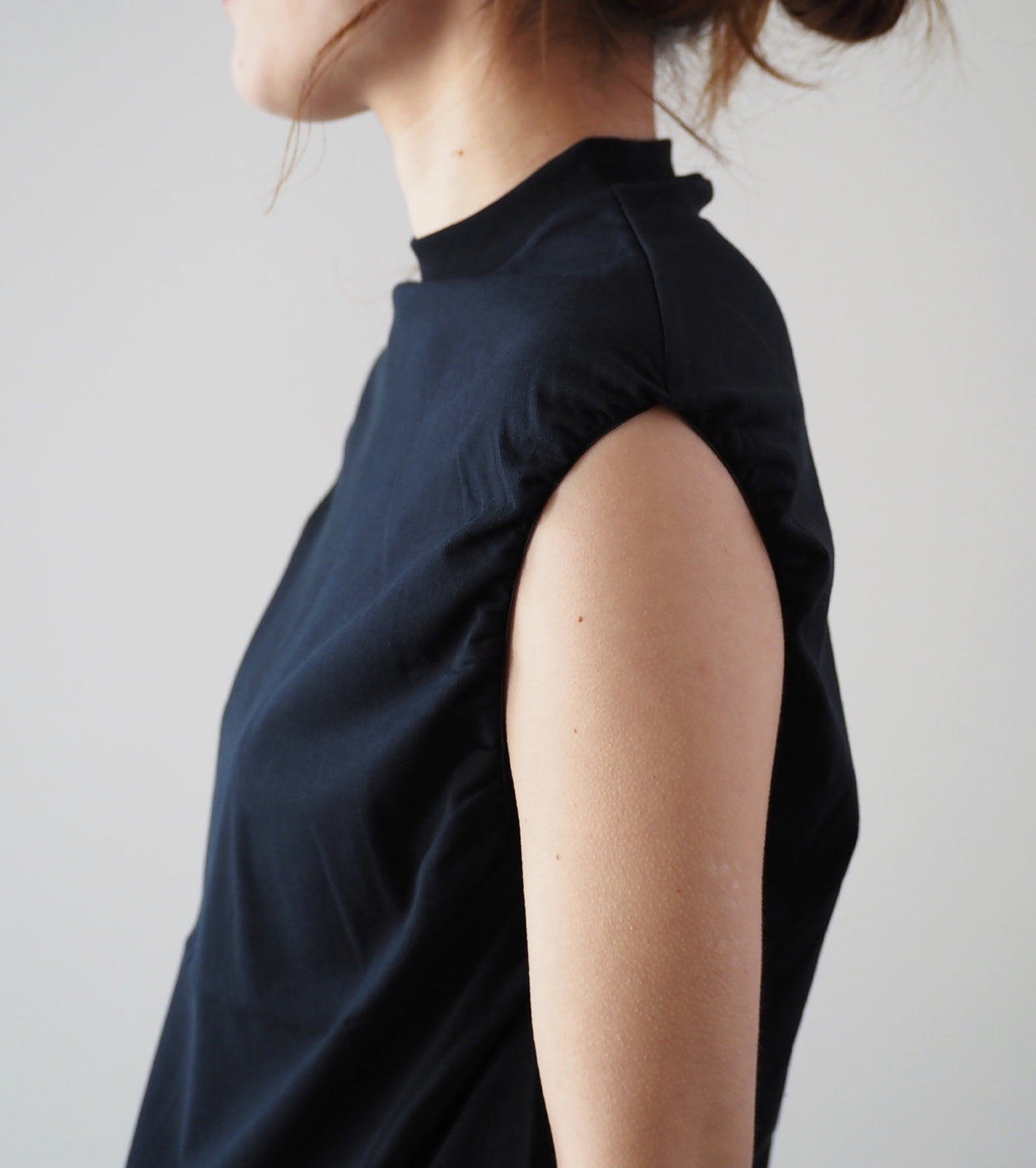 ALWEL Sleeveless Mock Neck Top, Black