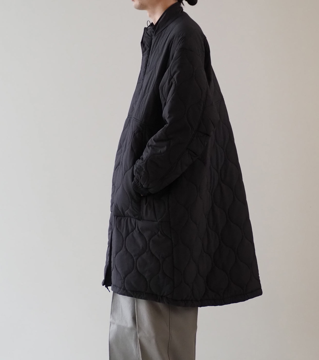 WILD THINGS QUILTING MONSTER PARKA ,Black
