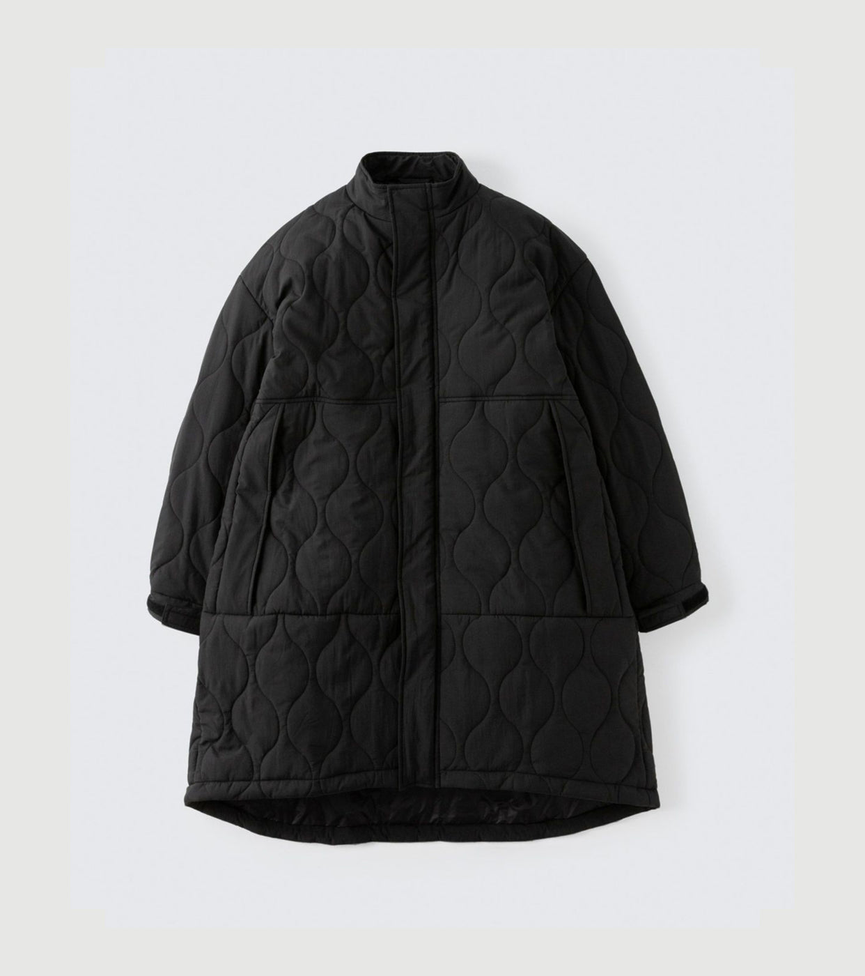WILD THINGS QUILTING MONSTER PARKA ,Black