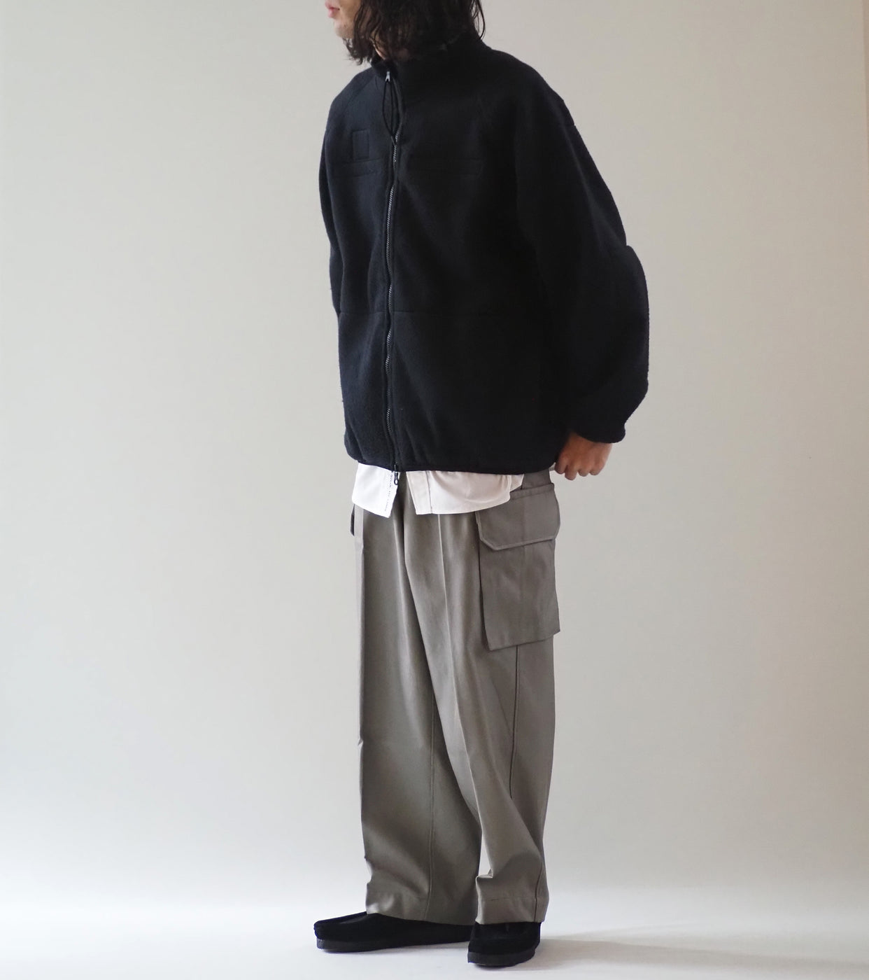 Blurhms Root Stock LEVEL3 Fleece Jacket , Black