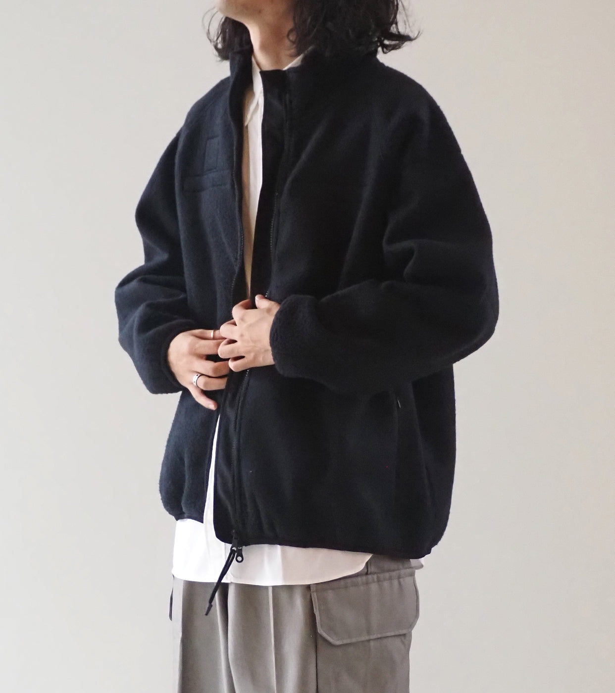 Blurhms Root Stock LEVEL3 Fleece Jacket , Black