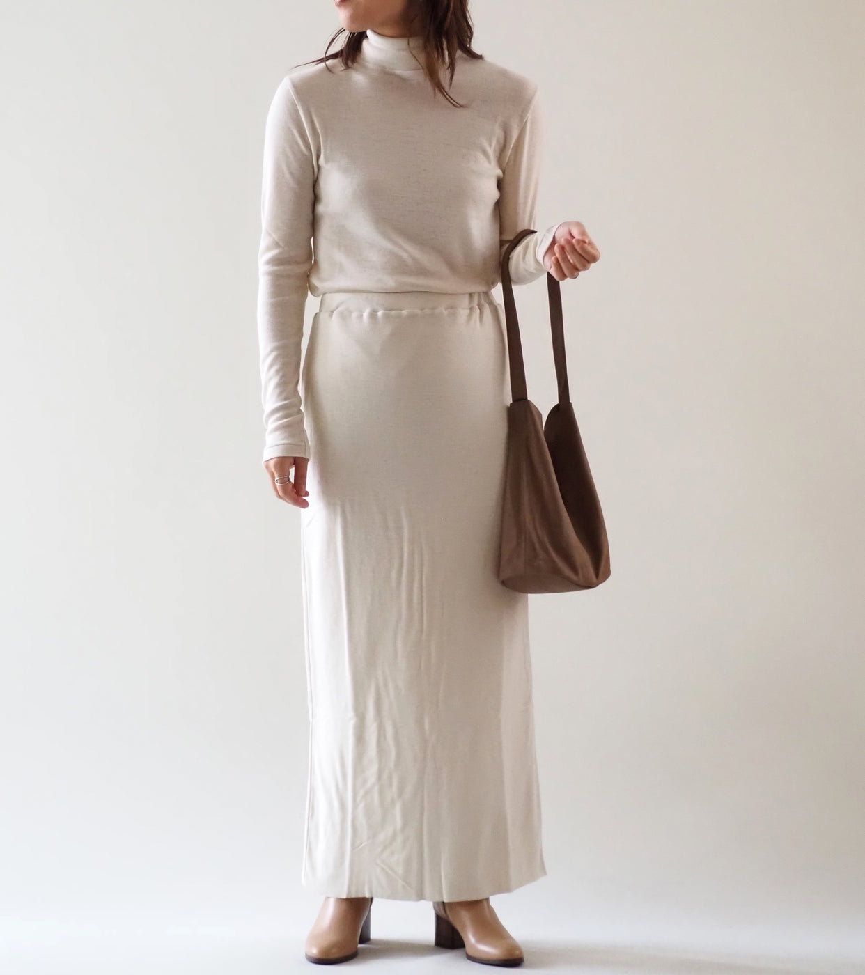 blurhms Wool Rib Turtle Neck ,  Ivory
