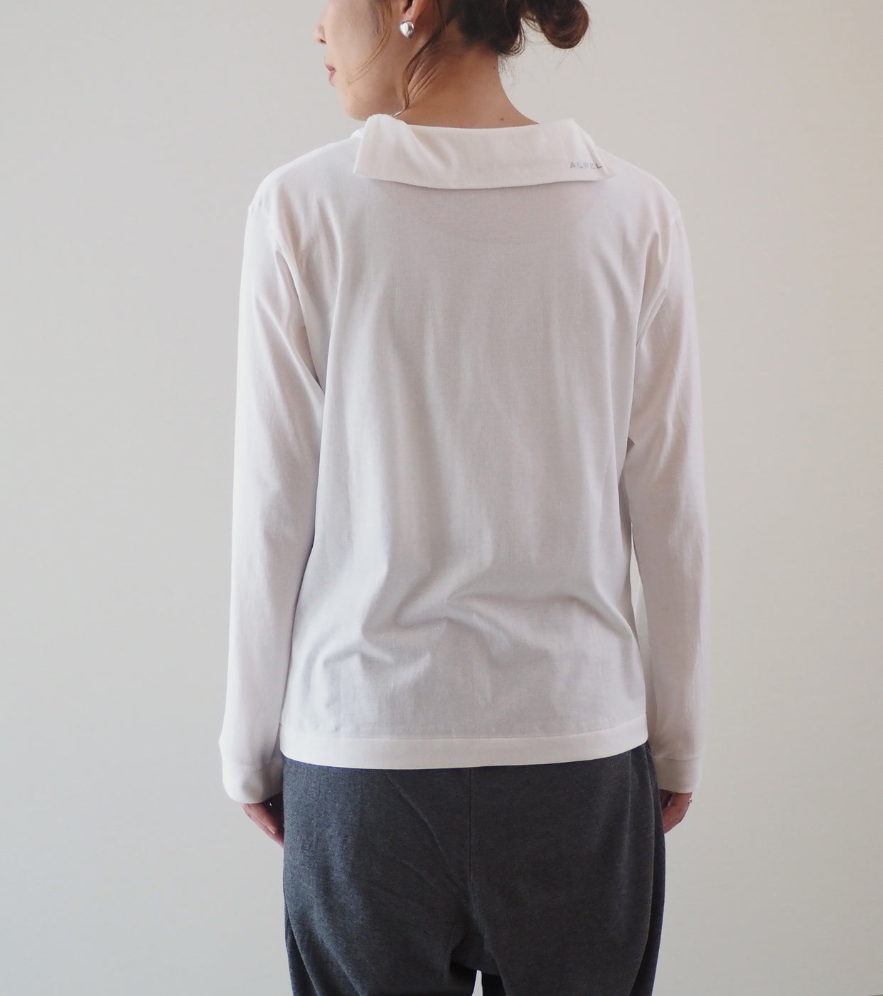 ALWEL Sailor collar top , White