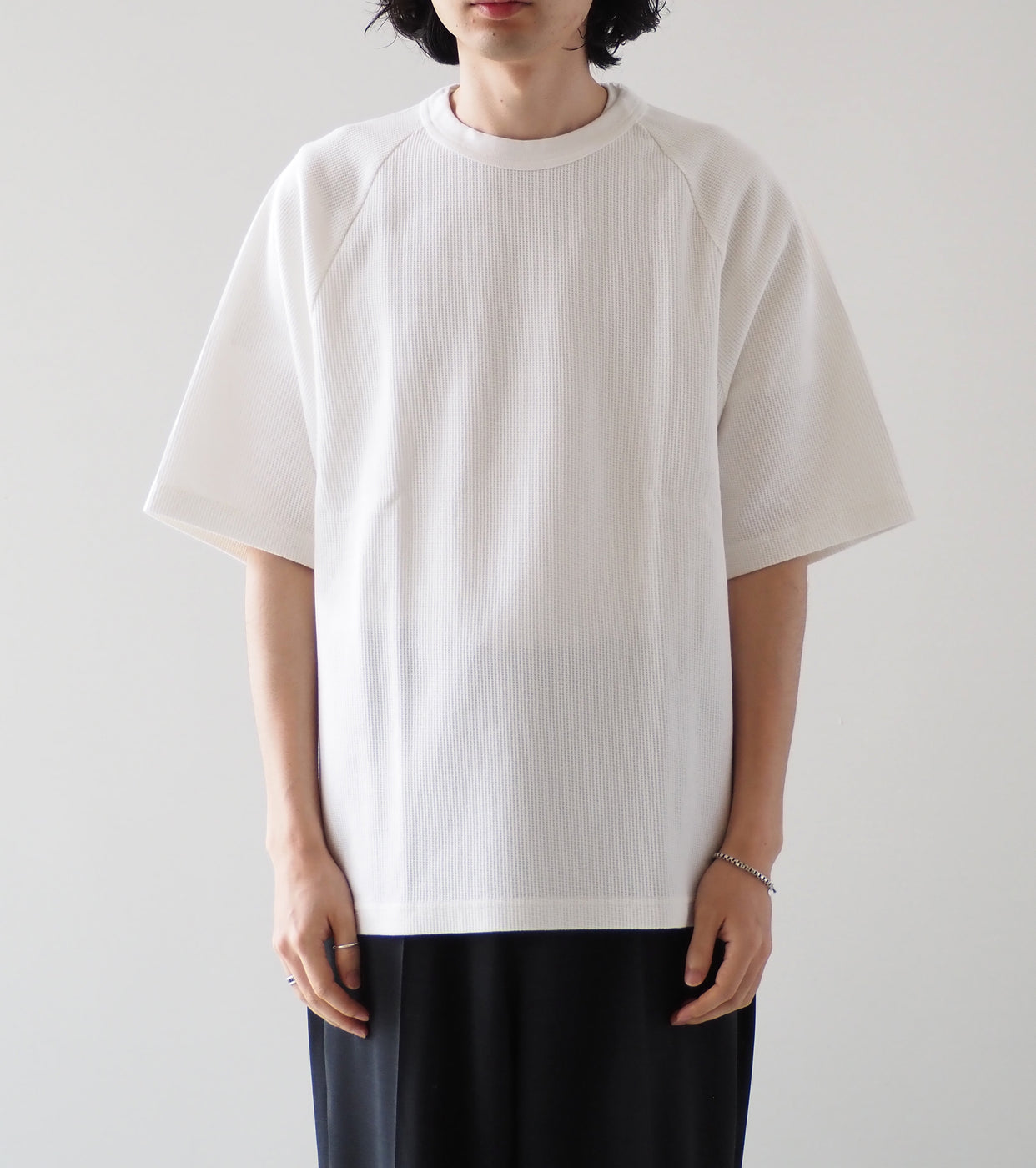 Blurhms  Root Stock Rough&Smooth Thermal Raglan Tee , Off