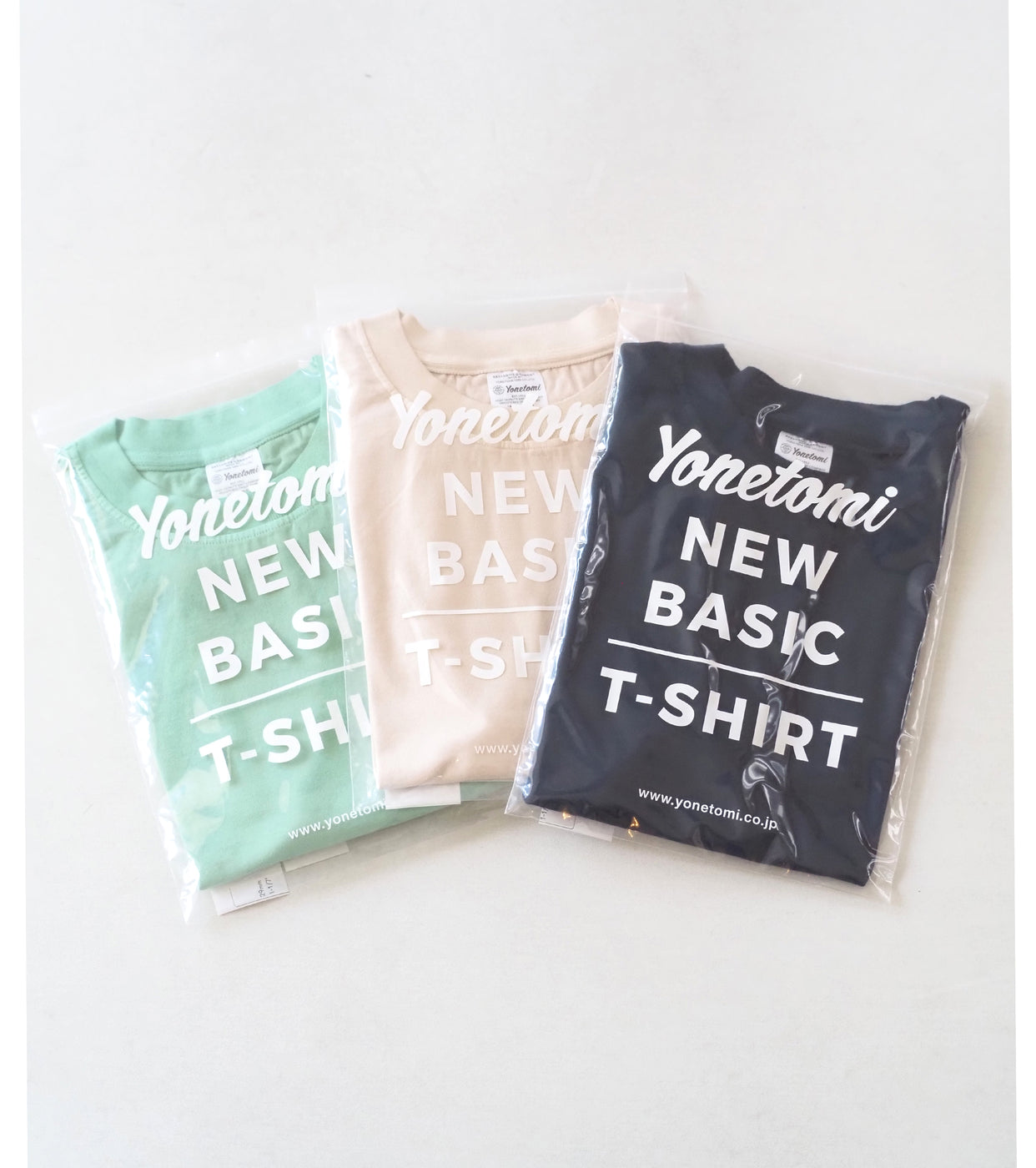 Yonetomi NEW BASIC GARMENT DYED T-SHIRT , Navy