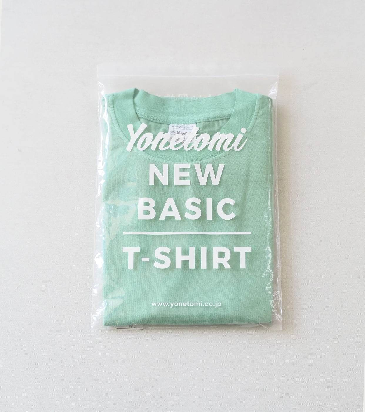 Yonetomi NEW BASIC GARMENT DYED T-SHIRT , Mint