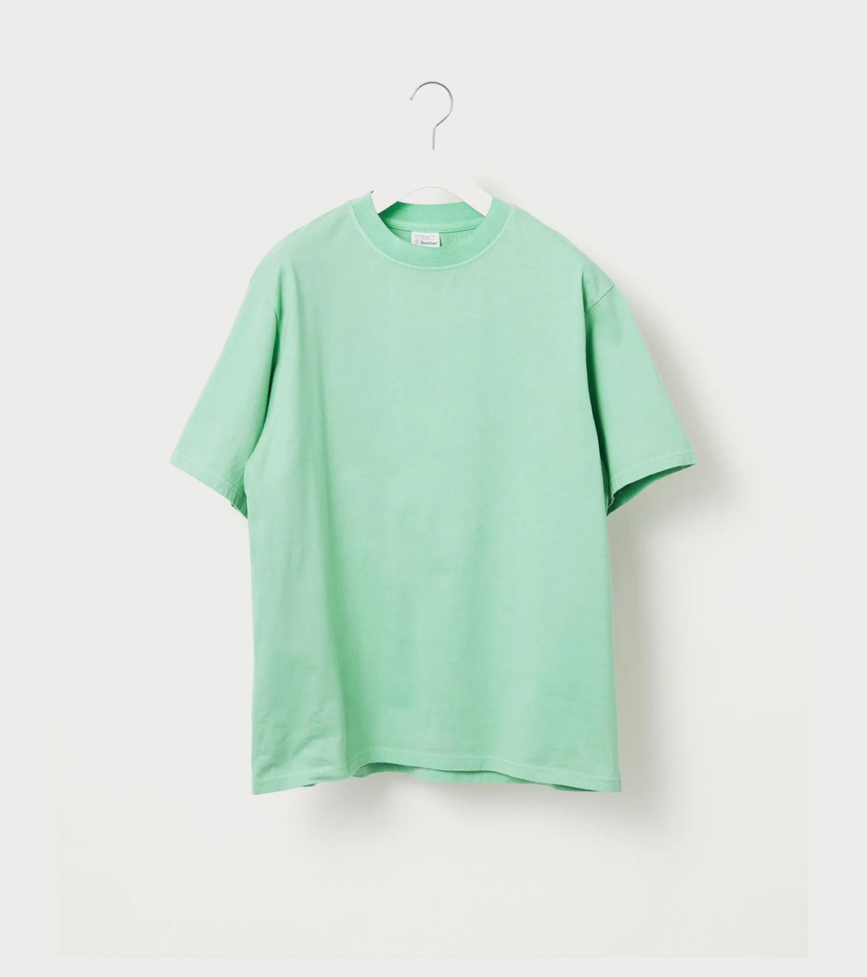 Yonetomi NEW BASIC GARMENT DYED T-SHIRT , Mint