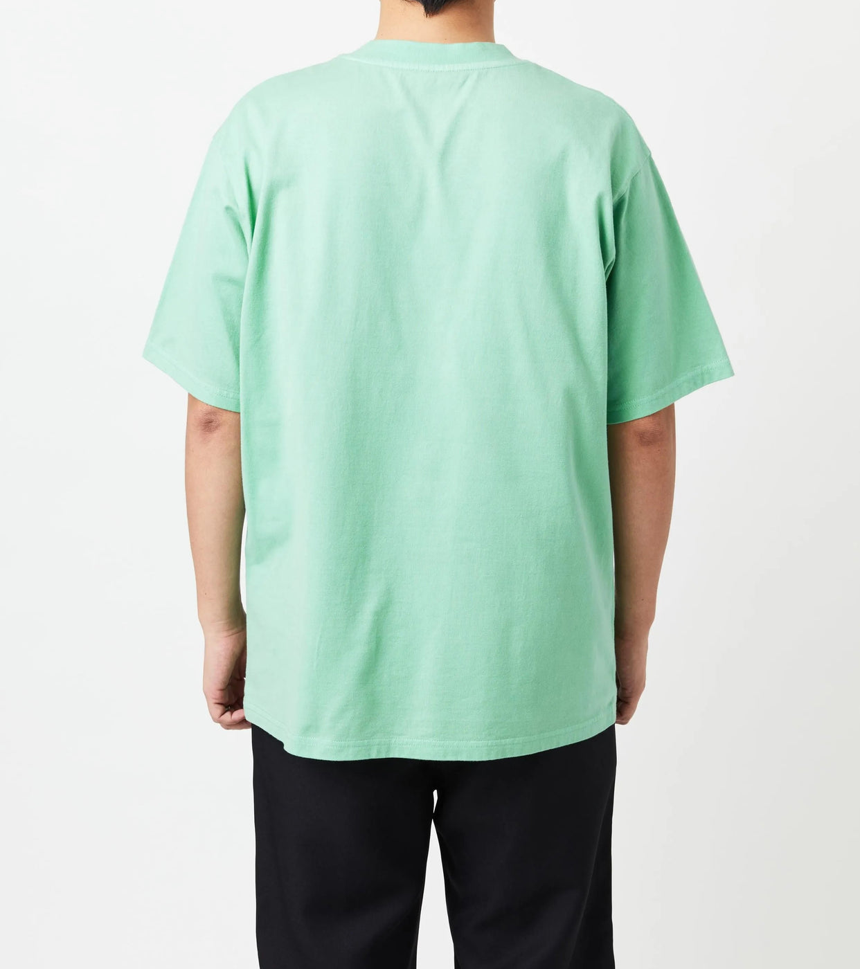 Yonetomi NEW BASIC GARMENT DYED T-SHIRT , Mint