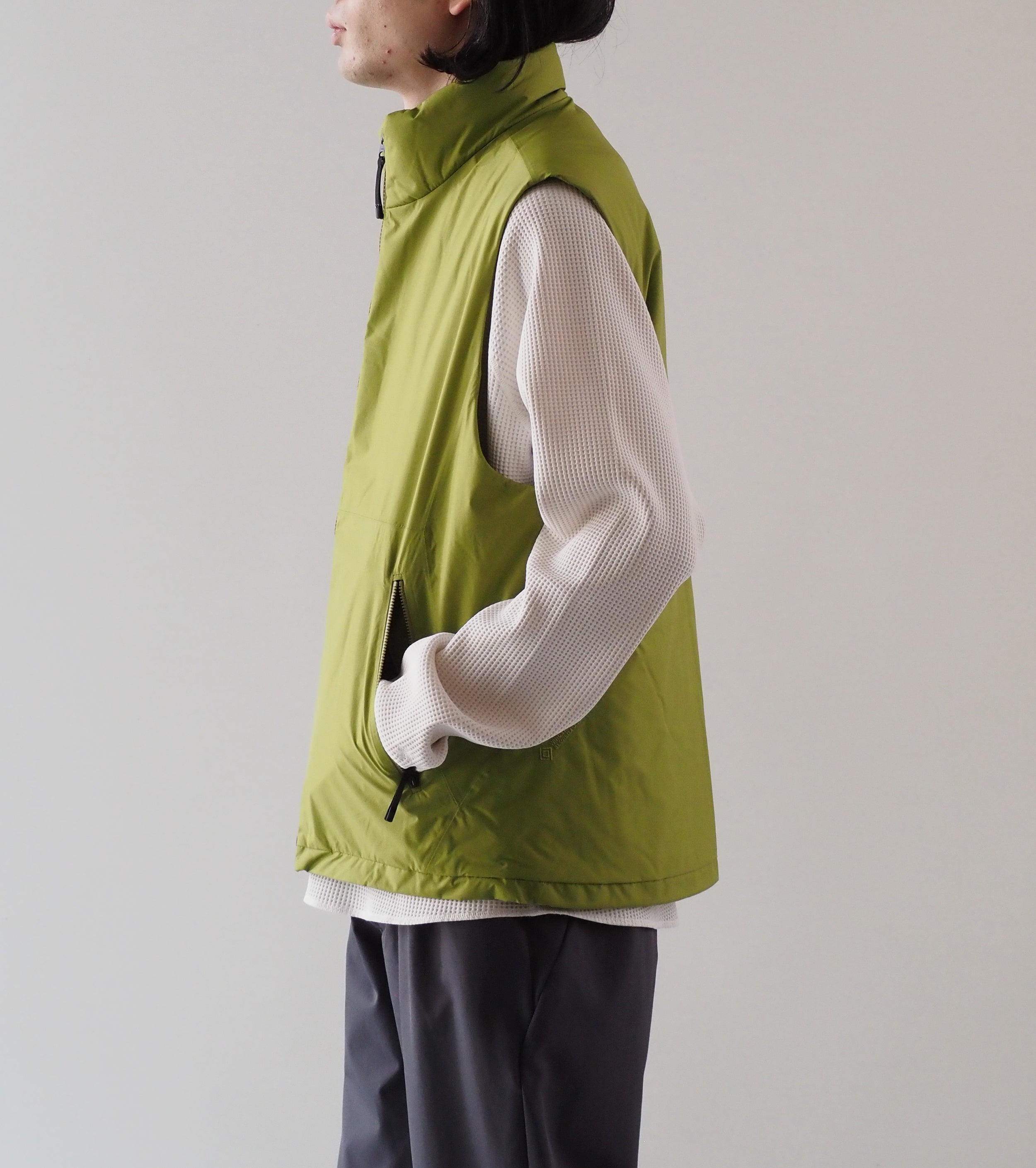 Goldwin Windstopper by GORE-TEX Labs Puffy Vest <UNISEX>,  Sencha Green