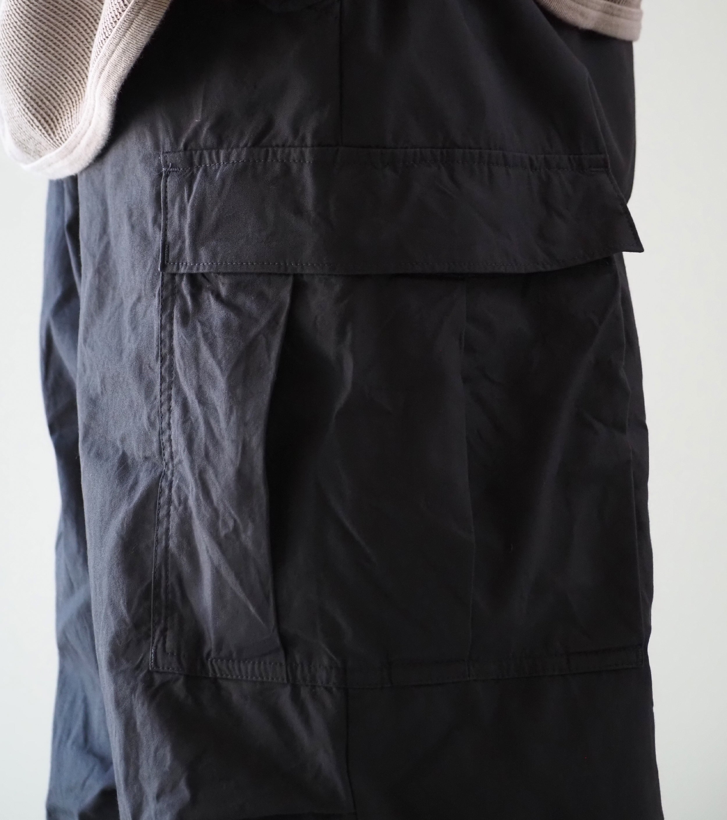 YAECA  Like Wear  M51  Field Pants , Charcoal (POPLIN)