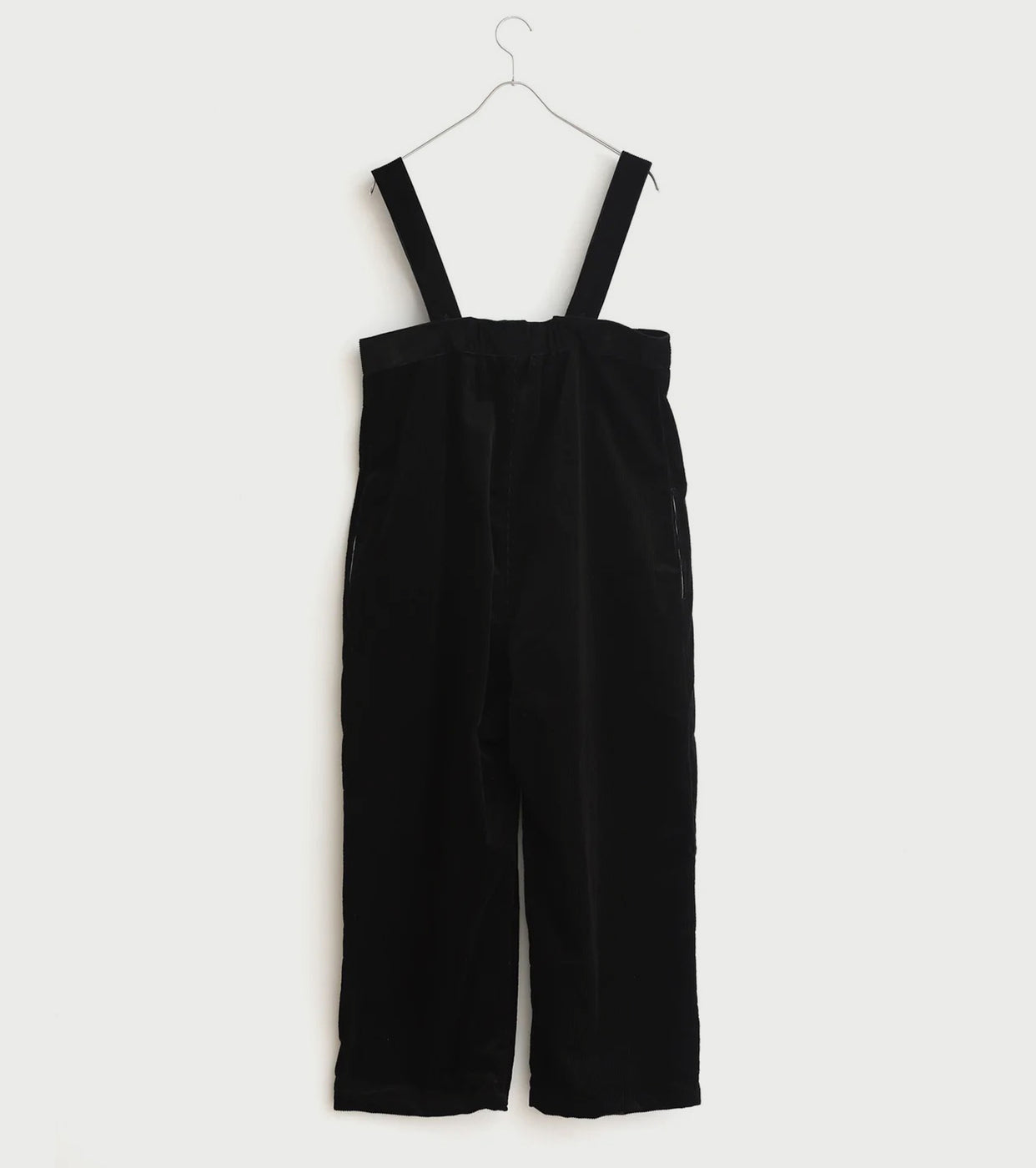 Yarmo High Rise Brace Trousers, Black